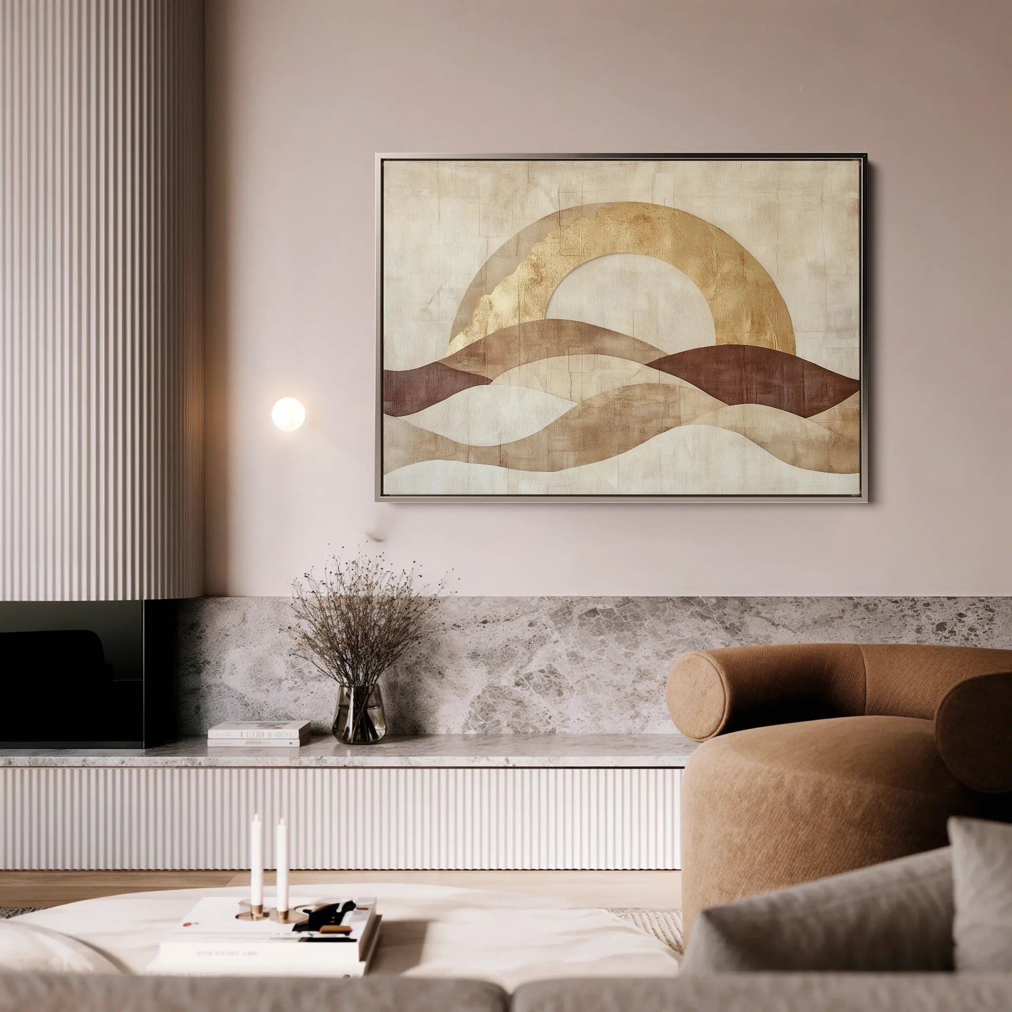 Boho 220 Canvas Art 18" x 24" / 45 x 60 cm / Black