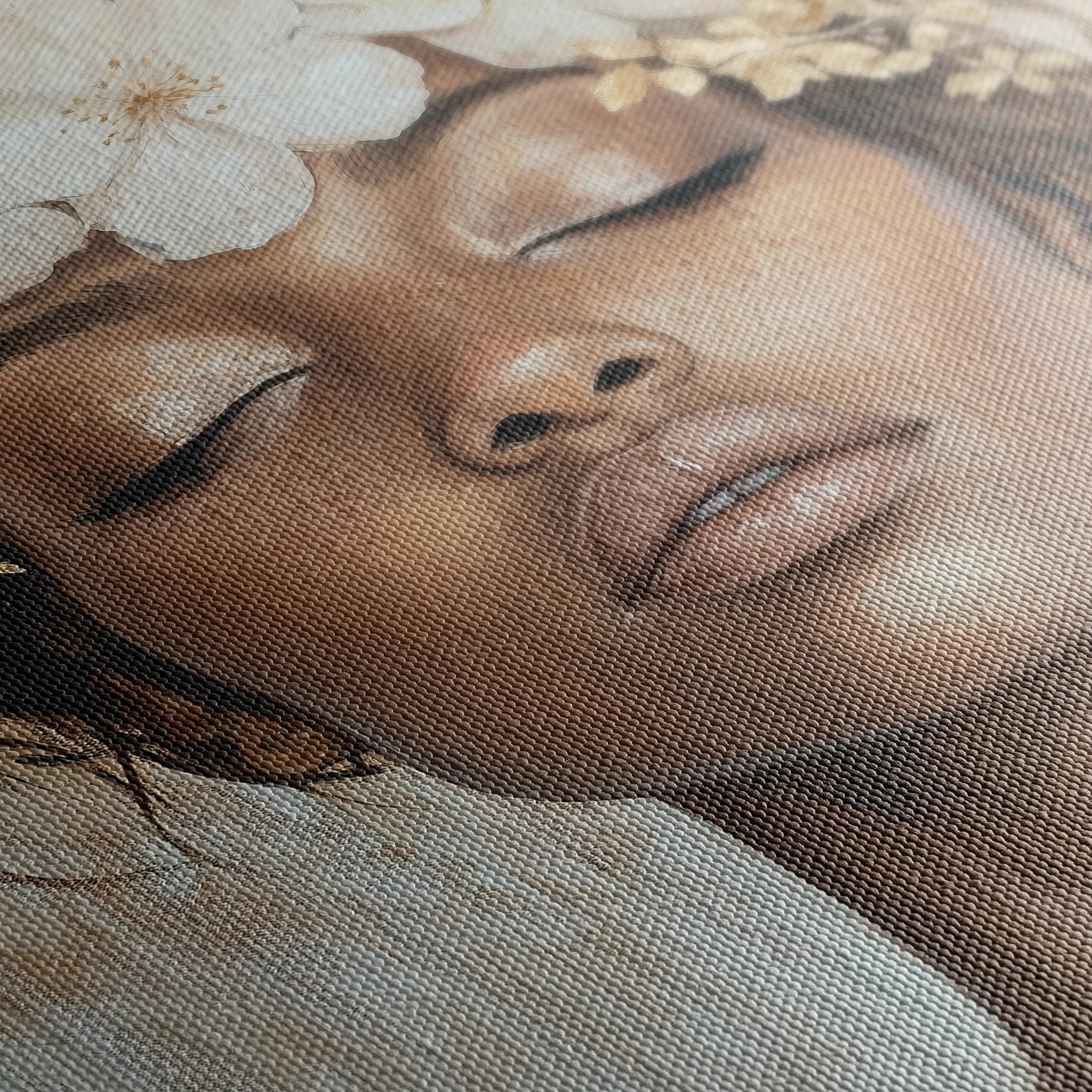 Portrait 220 Canvas Art 18" x 24" / 45 x 60 cm / Black