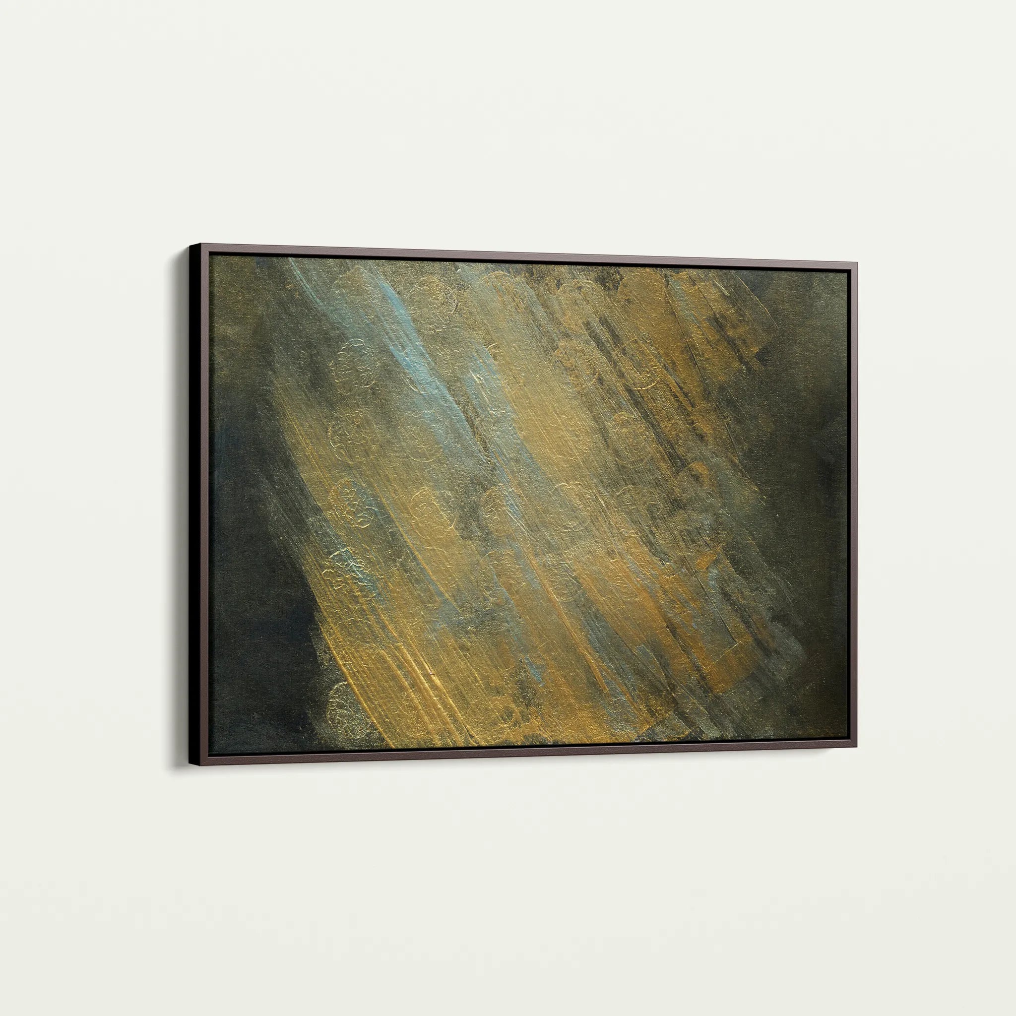 Abstract 221 Canvas Art 18" x 24" / 45 x 60 cm / Black
