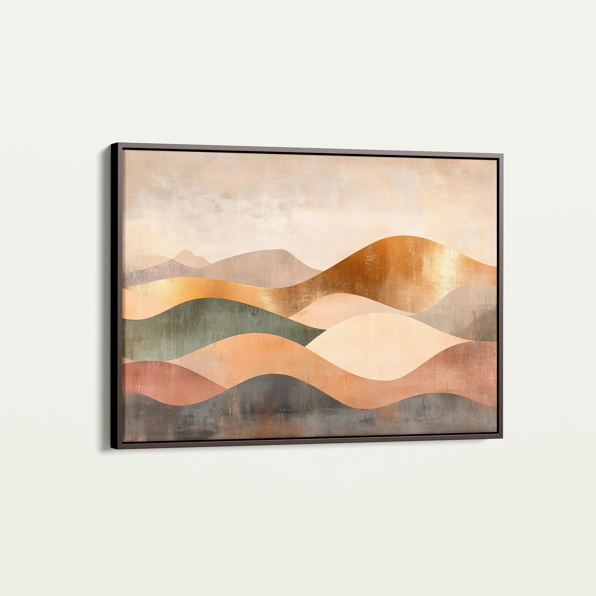 Boho 221 Canvas Art 18" x 24" / 45 x 60 cm / Black