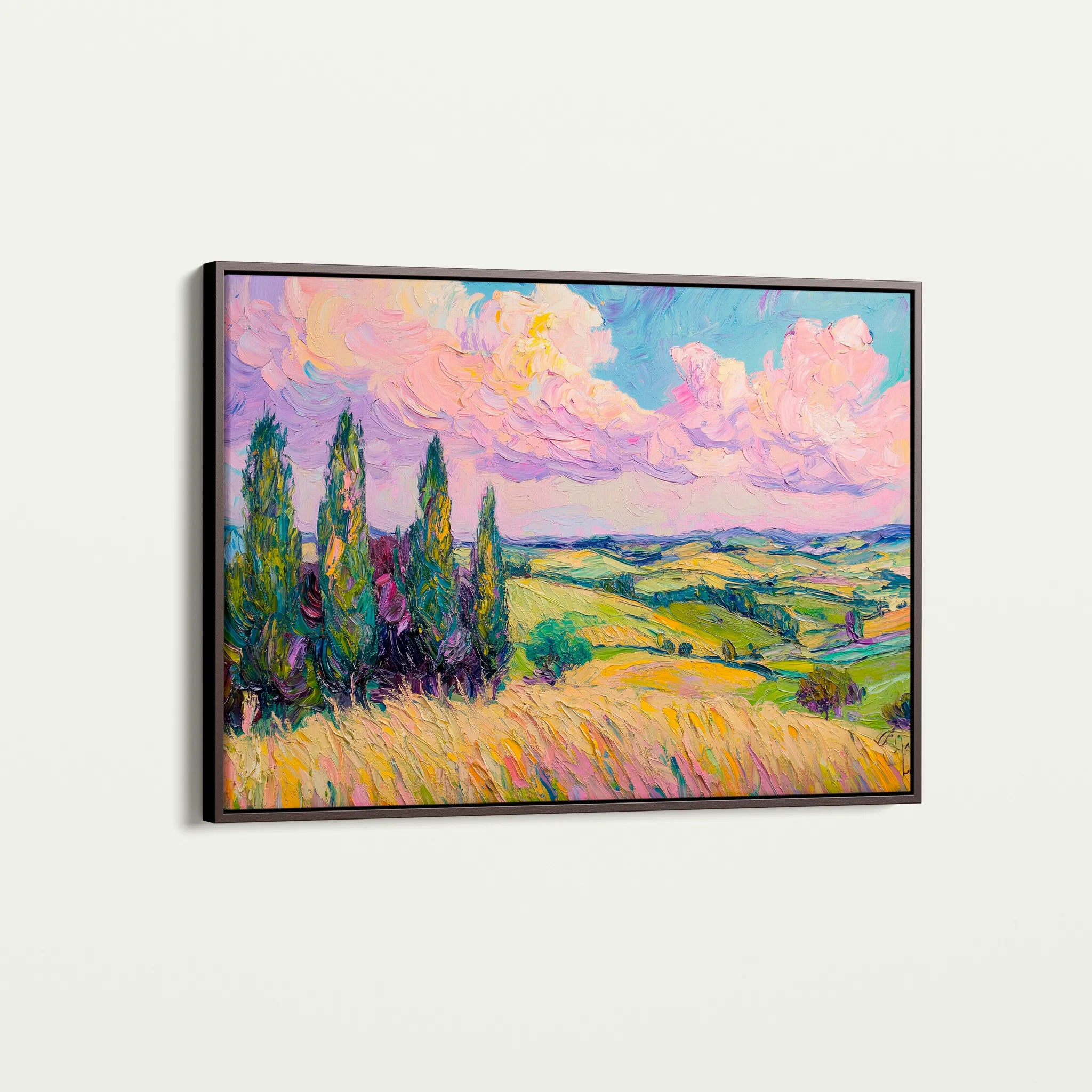 Landscape 221 Canvas Art 18" x 24" / 45 x 60 cm / Black