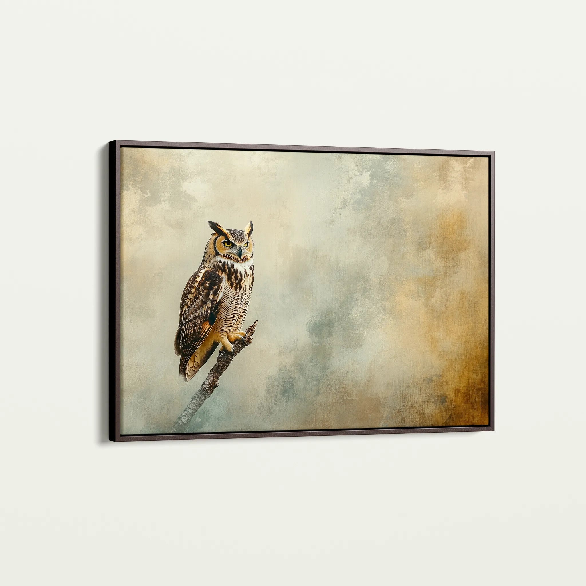 Animals 222 Canvas Art 18" x 24" / 45 x 60 cm / Black