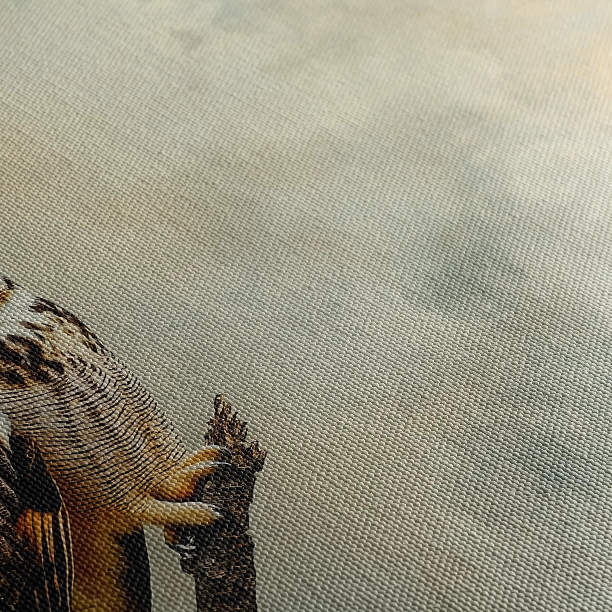 Animals 222 Canvas Art 18" x 24" / 45 x 60 cm / Black