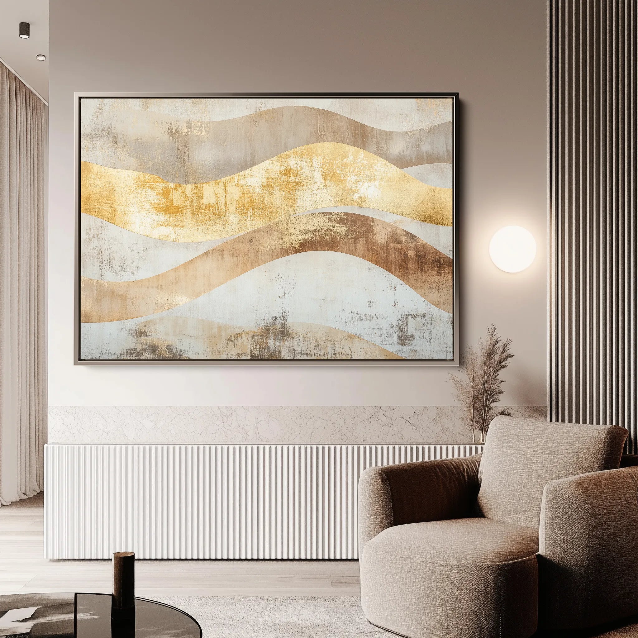 Boho 222 Canvas Art 18" x 24" / 45 x 60 cm / Black
