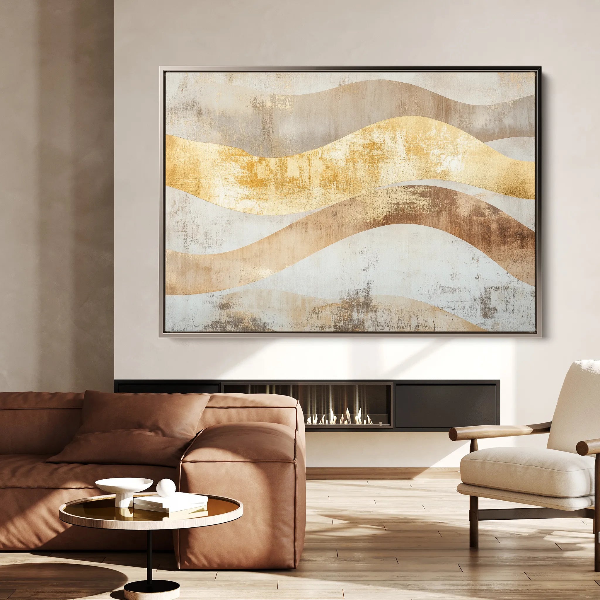 Boho 222 Canvas Art 18" x 24" / 45 x 60 cm / Black