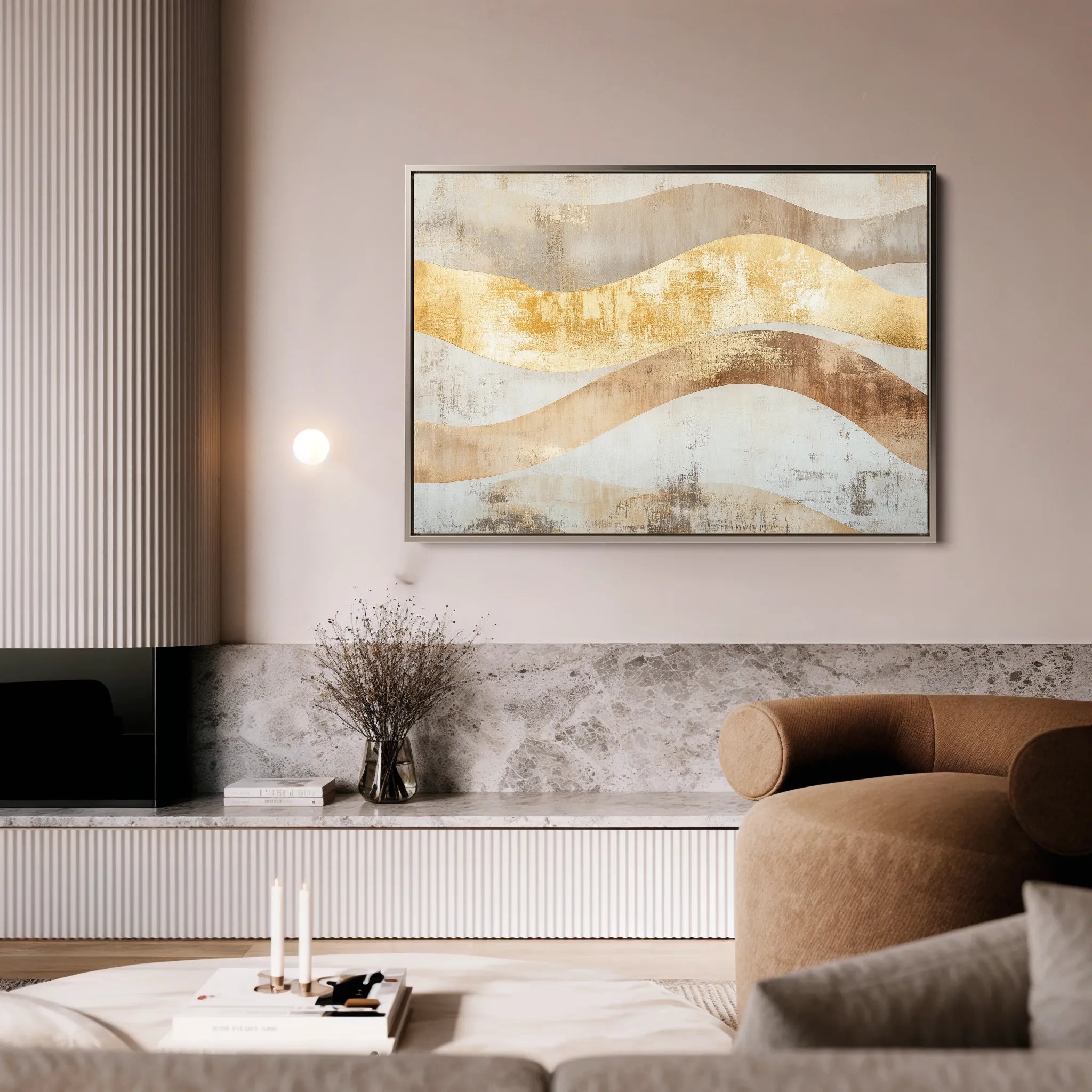 Boho 222 Canvas Art 18" x 24" / 45 x 60 cm / Black