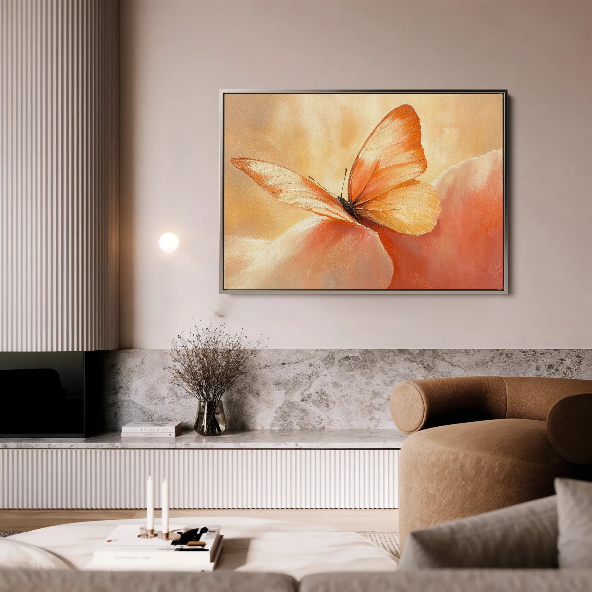 Animals 223 Canvas Art 18" x 24" / 45 x 60 cm / Black