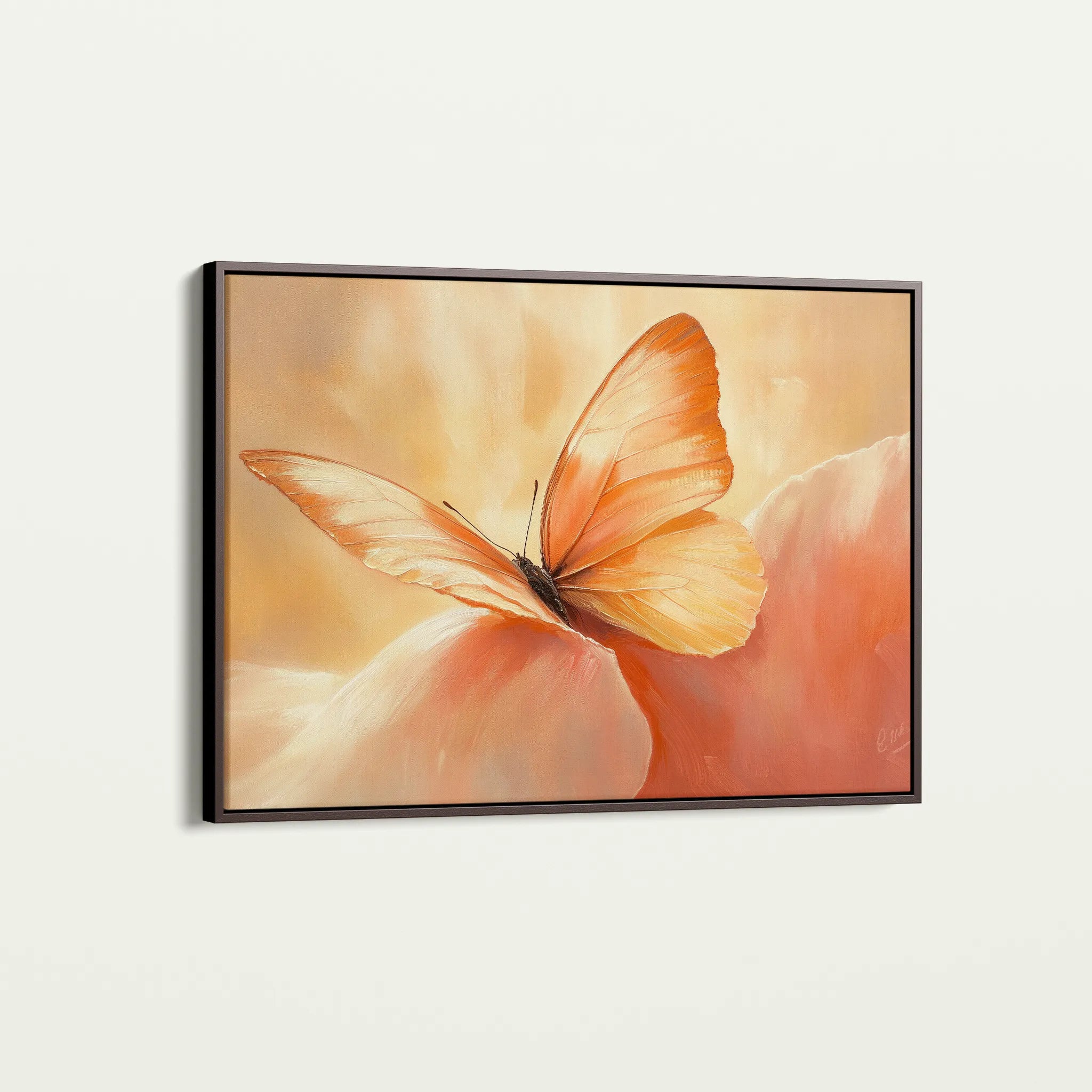 Animals 223 Canvas Art 18" x 24" / 45 x 60 cm / Black
