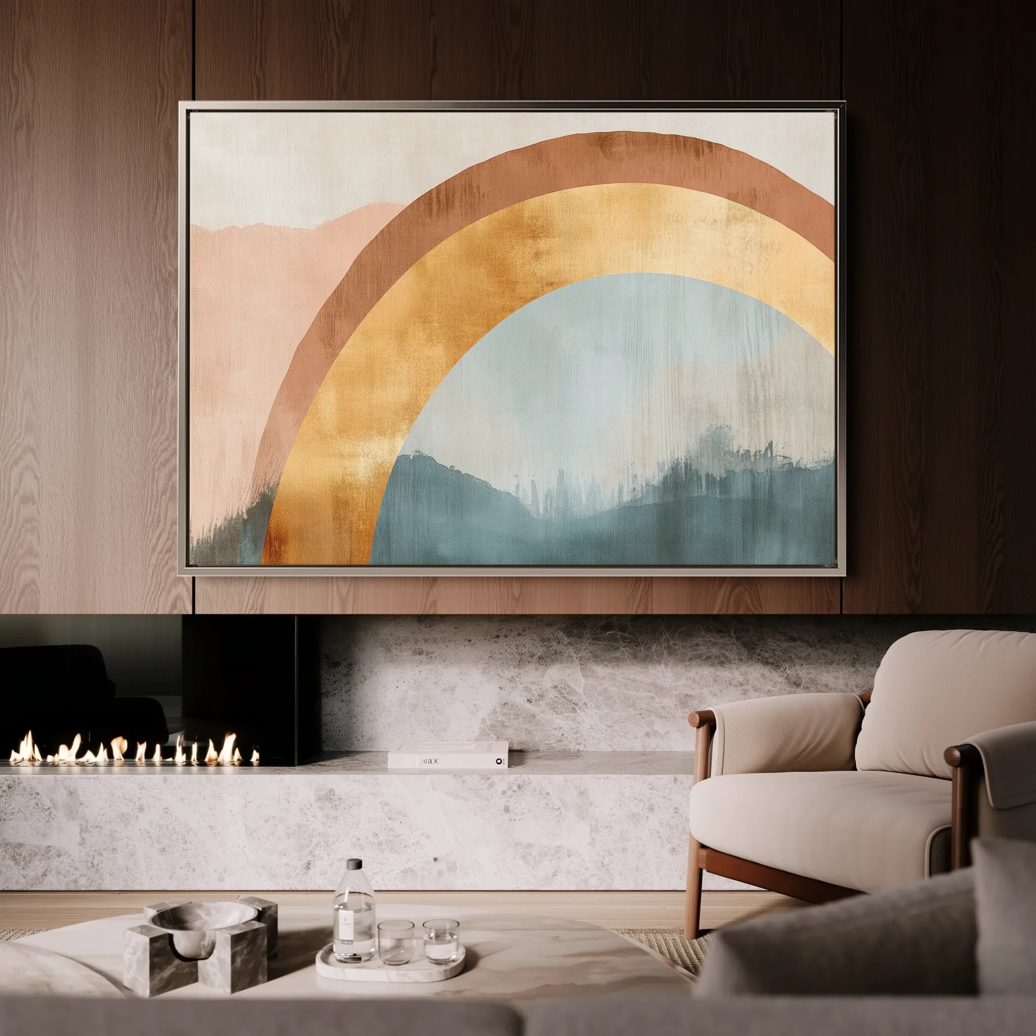 Boho 223 Canvas Art 18" x 24" / 45 x 60 cm / Black
