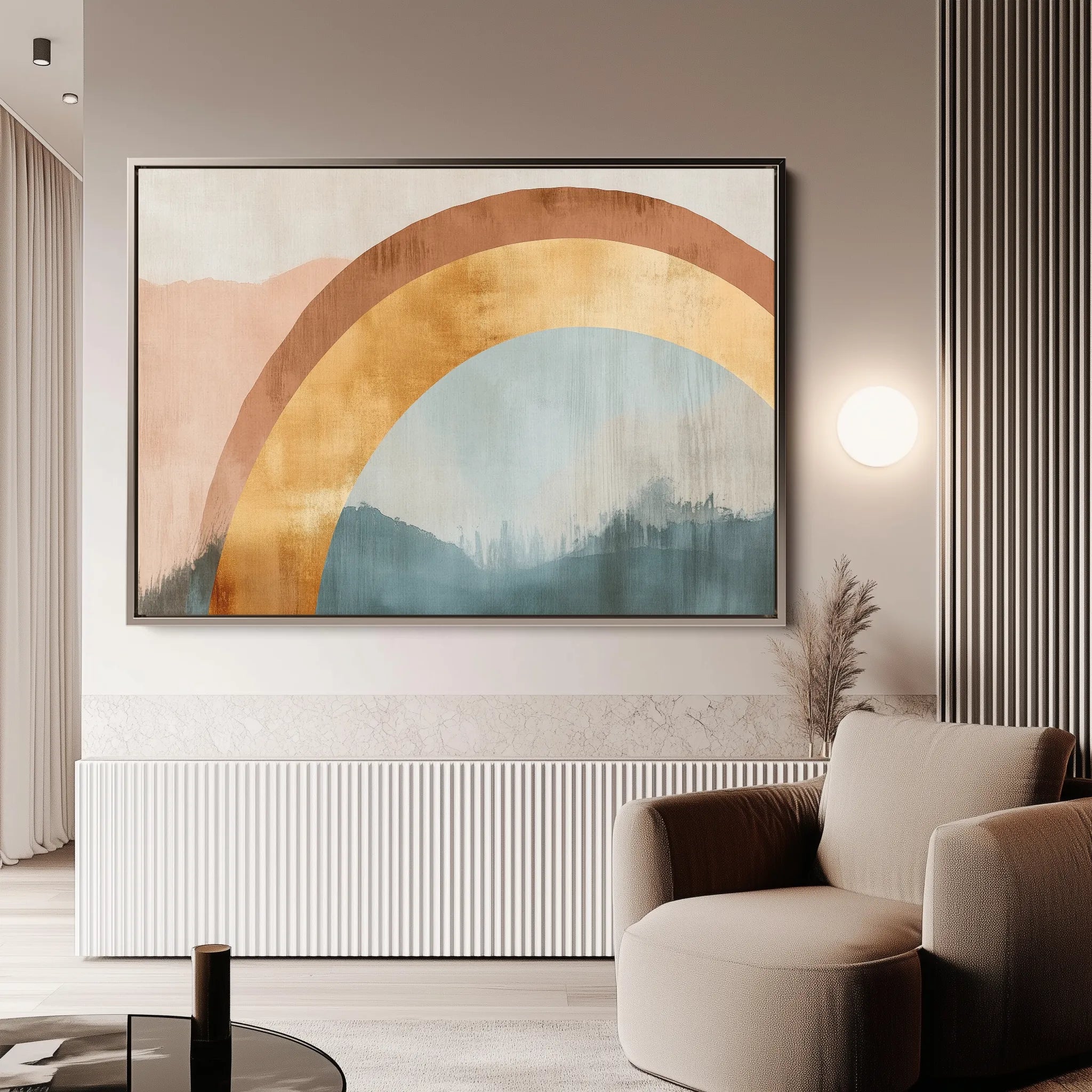 Boho 223 Canvas Art 18" x 24" / 45 x 60 cm / Black