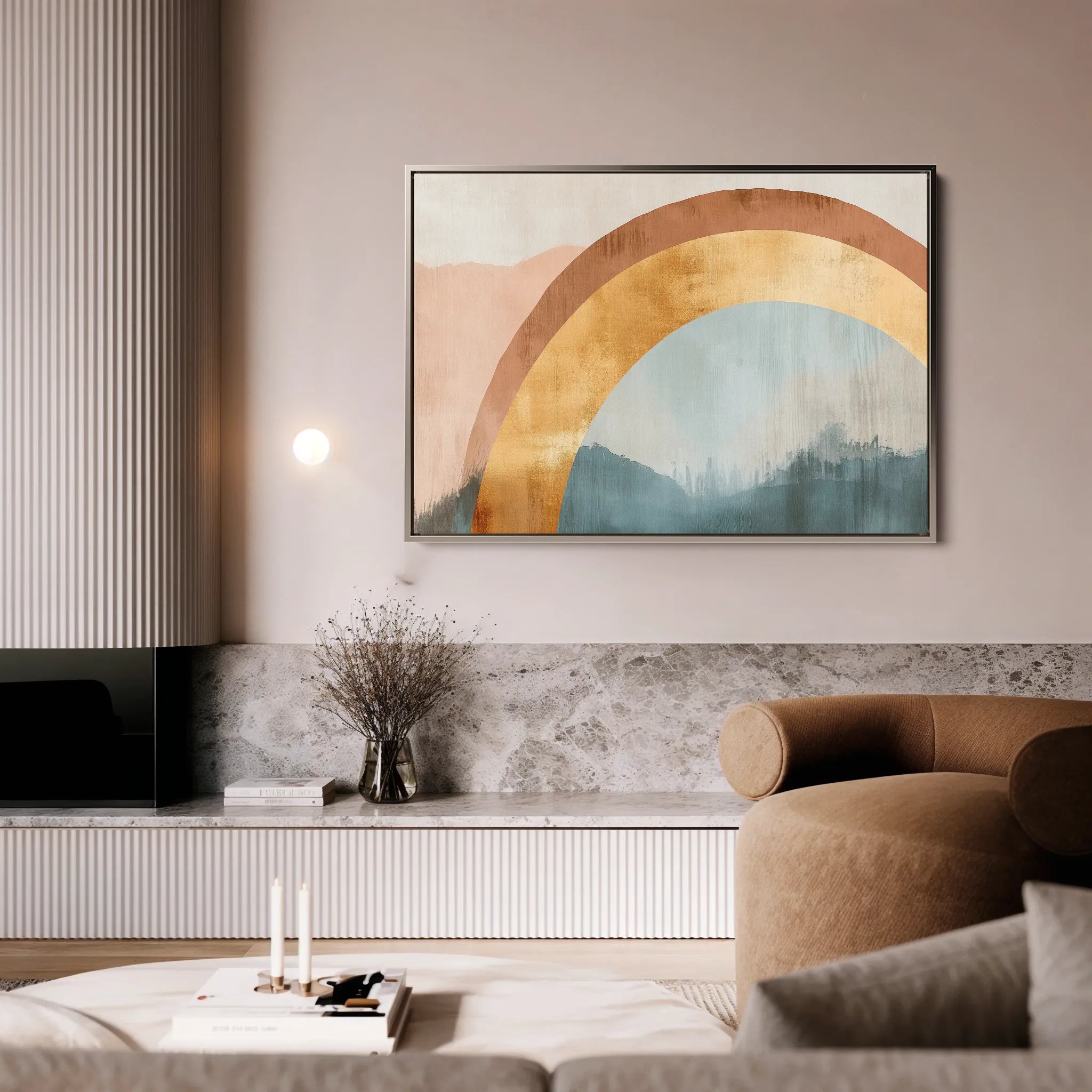 Boho 223 Canvas Art 18" x 24" / 45 x 60 cm / Black