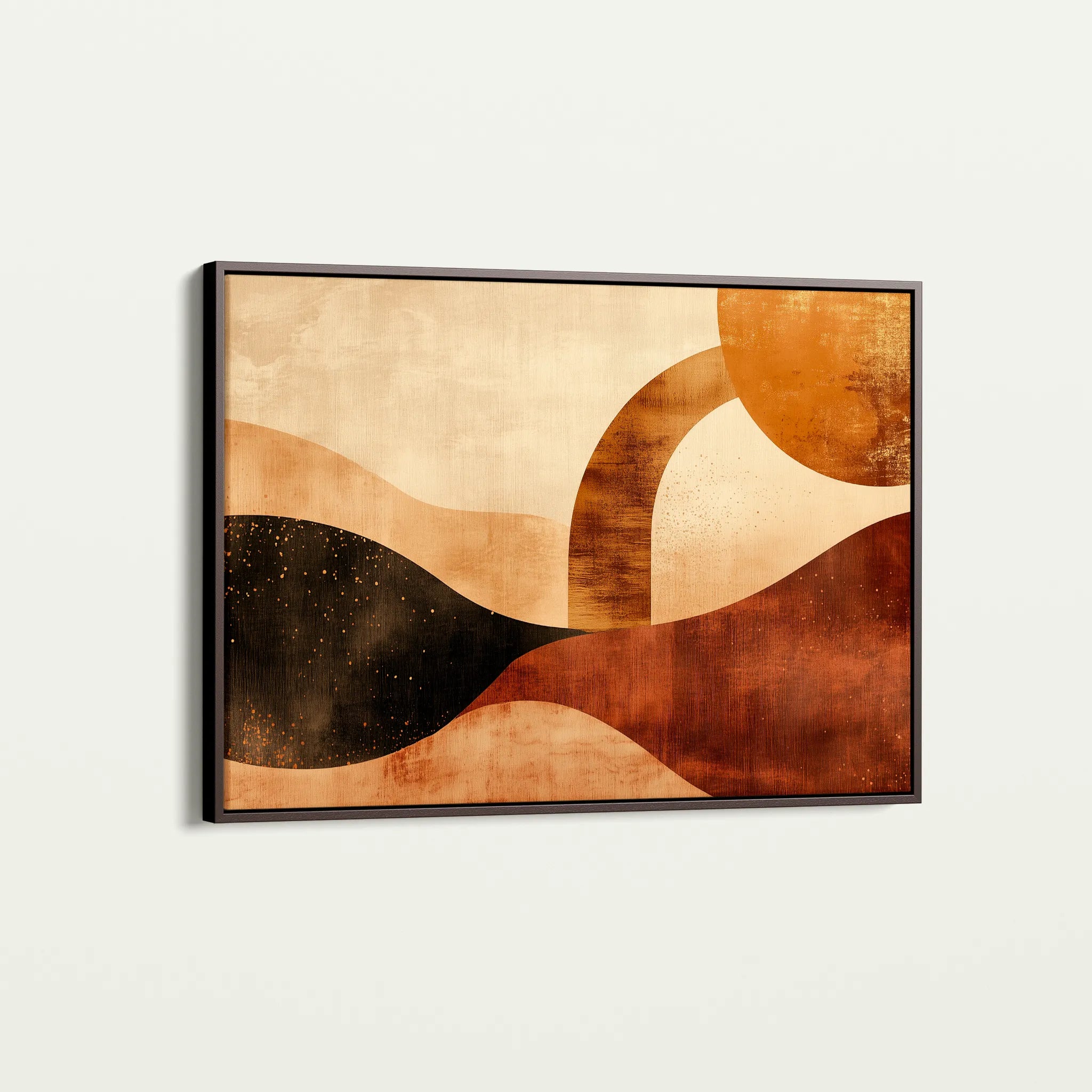 Boho 224 Canvas Art 18" x 24" / 45 x 60 cm / Black
