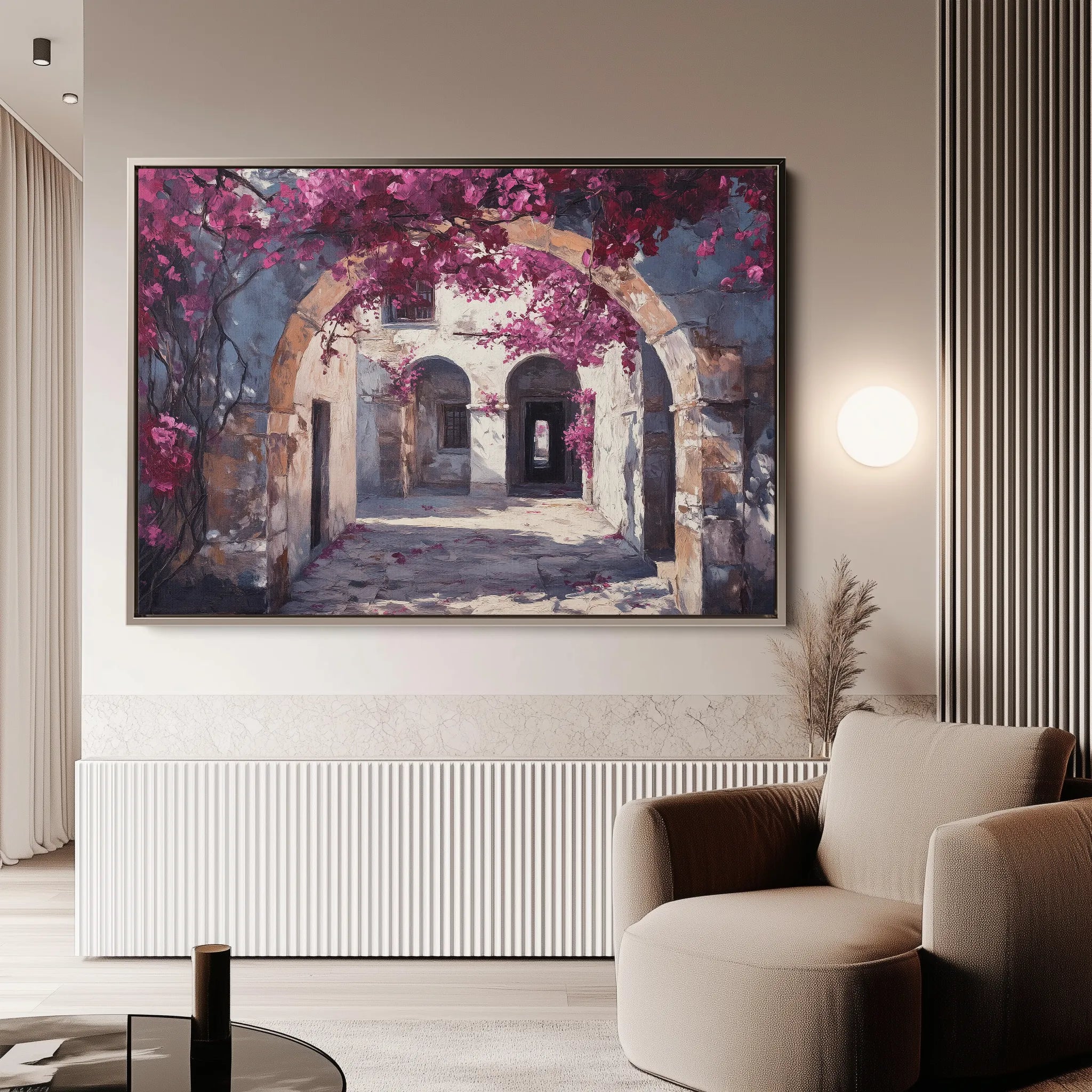 Landscape 224 Canvas Art 18" x 24" / 45 x 60 cm / Black