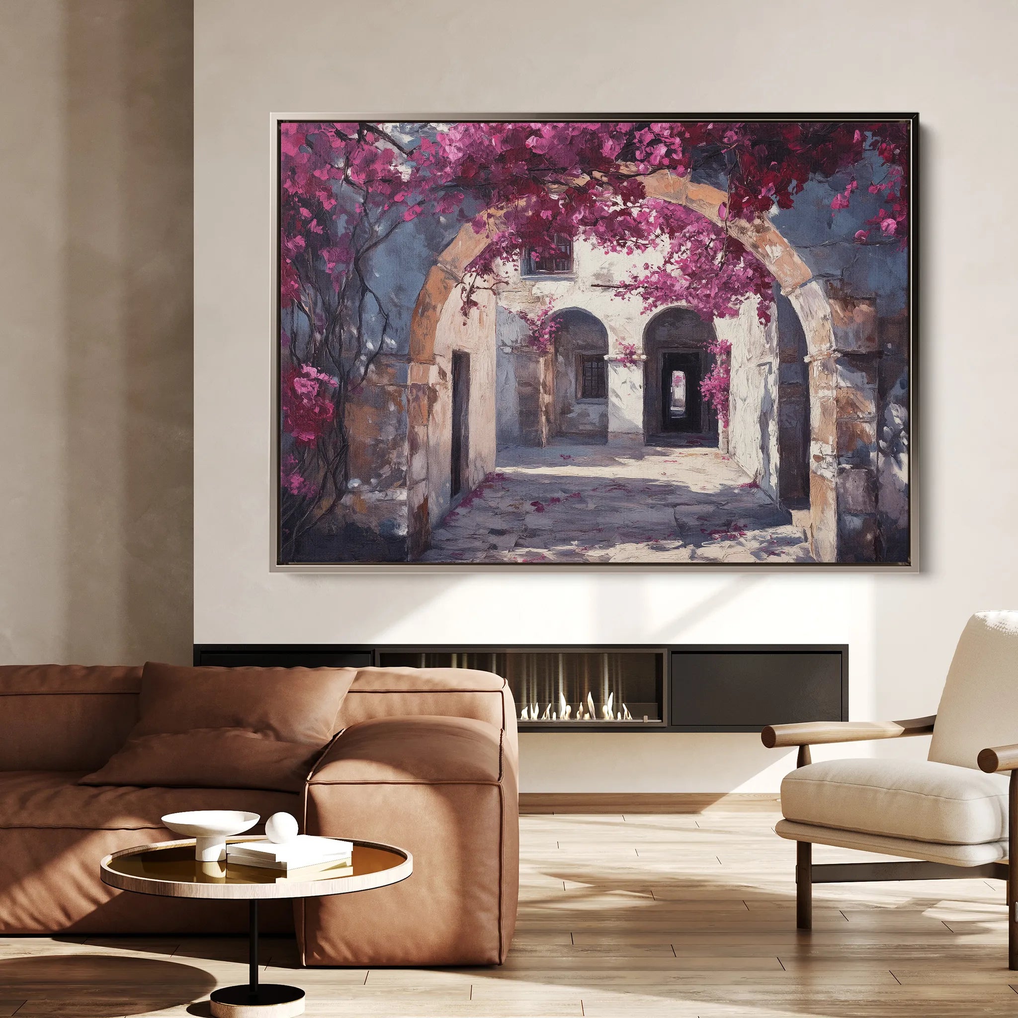 Landscape 224 Canvas Art 18" x 24" / 45 x 60 cm / Black