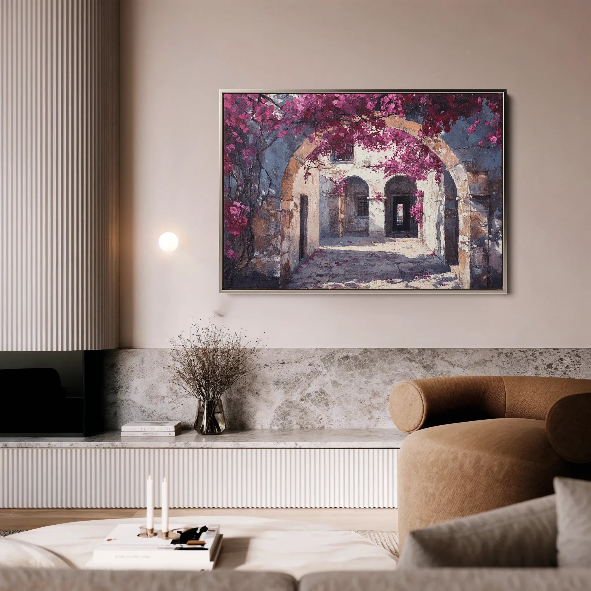 Landscape 224 Canvas Art 18" x 24" / 45 x 60 cm / Black