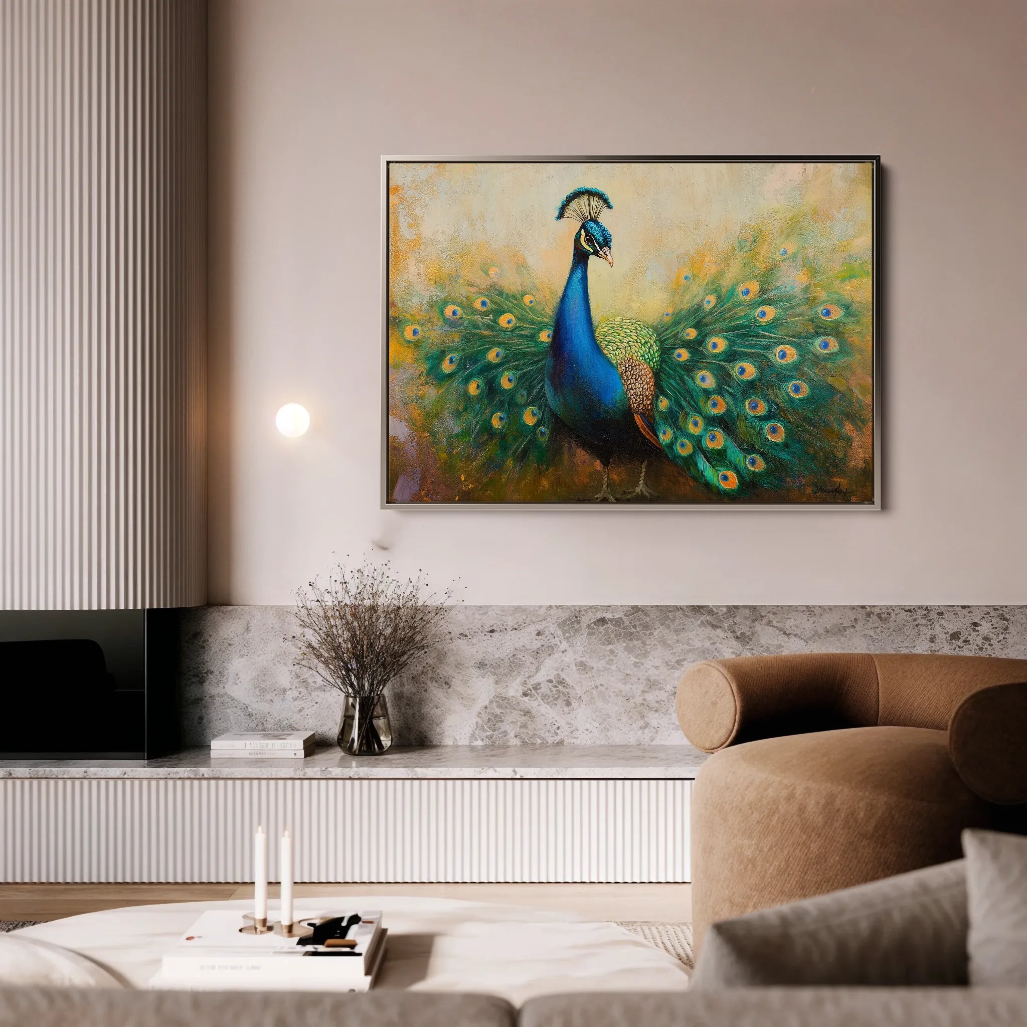 Animals 225 Canvas Art 18" x 24" / 45 x 60 cm / Black