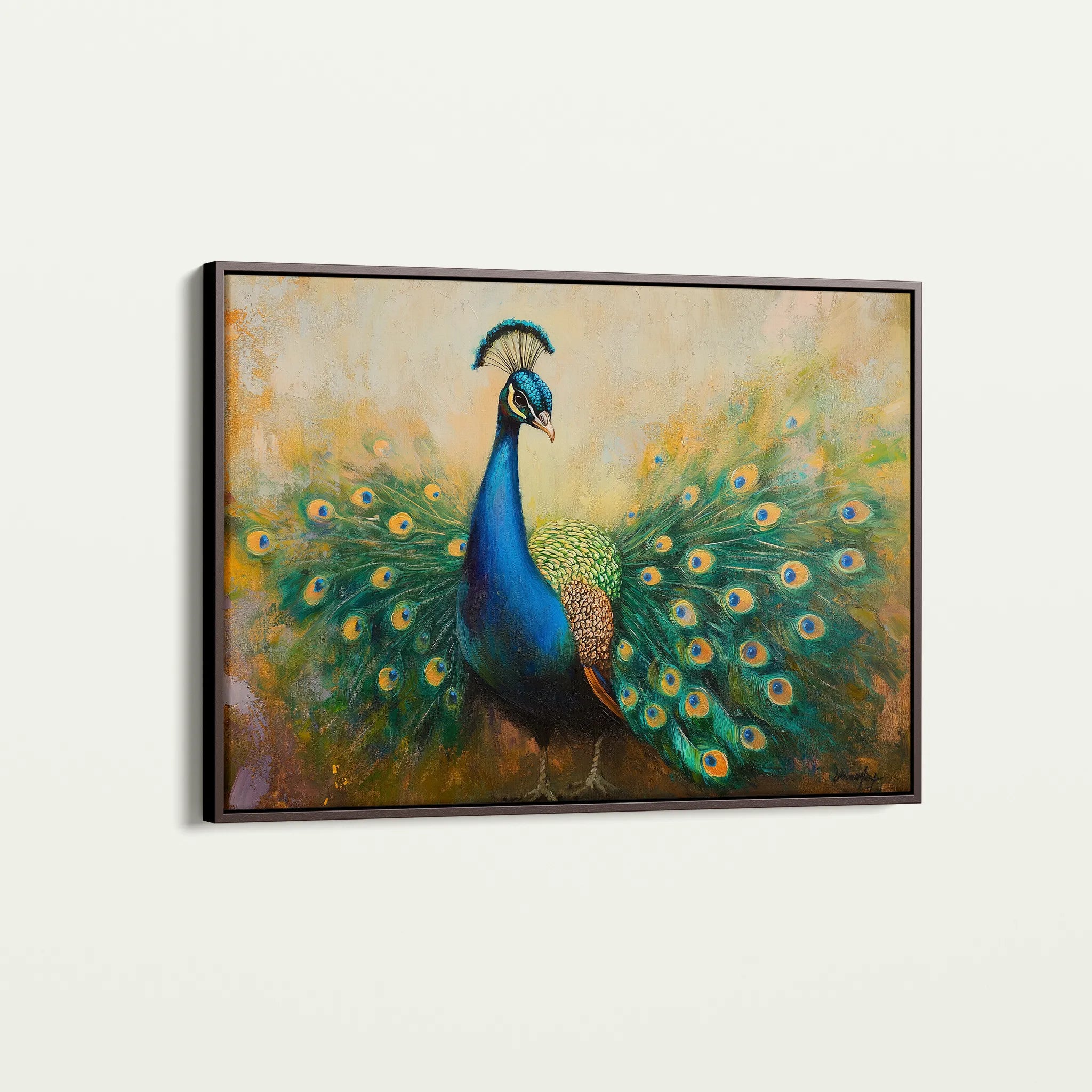 Animals 225 Canvas Art 18" x 24" / 45 x 60 cm / Black
