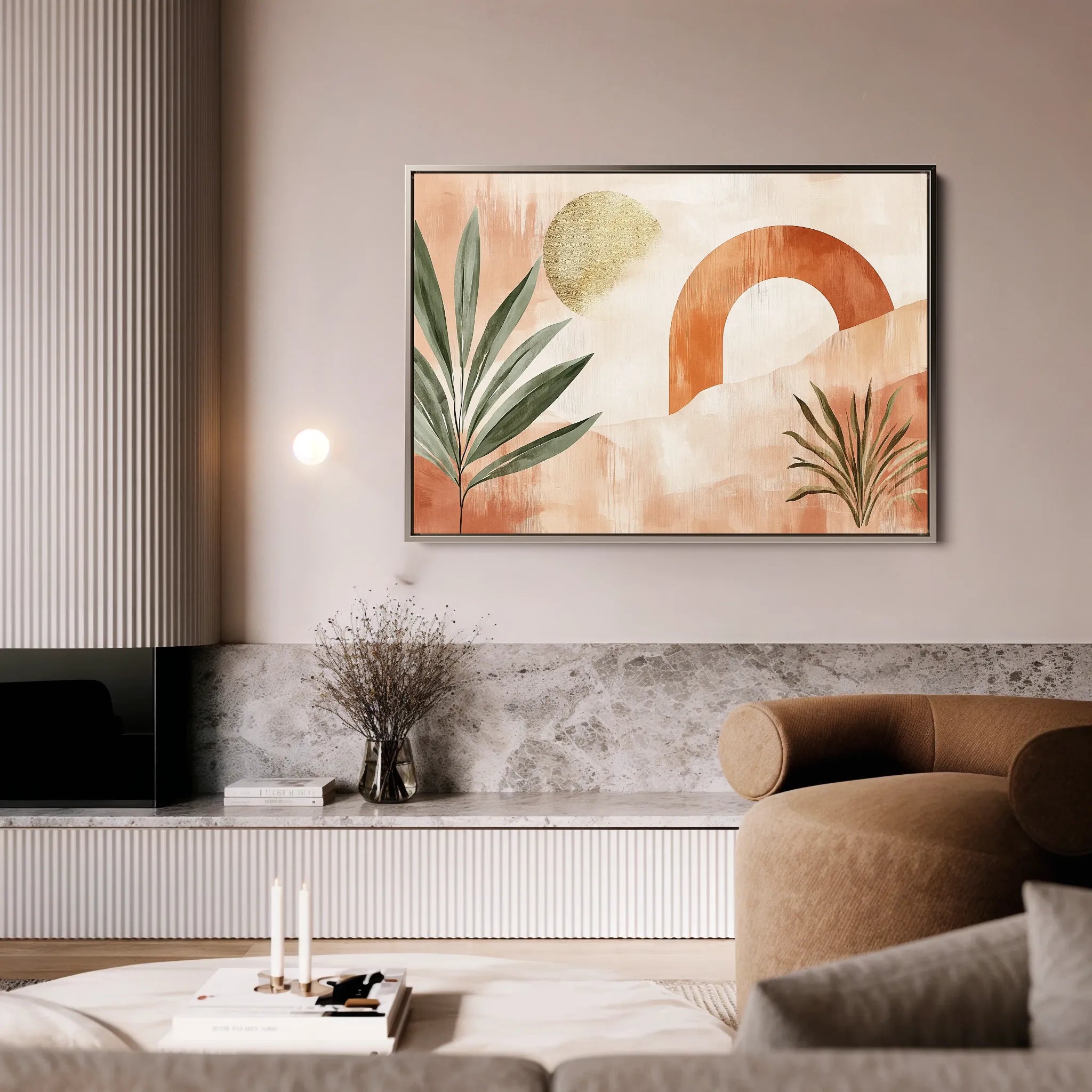 Boho 225 Canvas Art 18" x 24" / 45 x 60 cm / Black