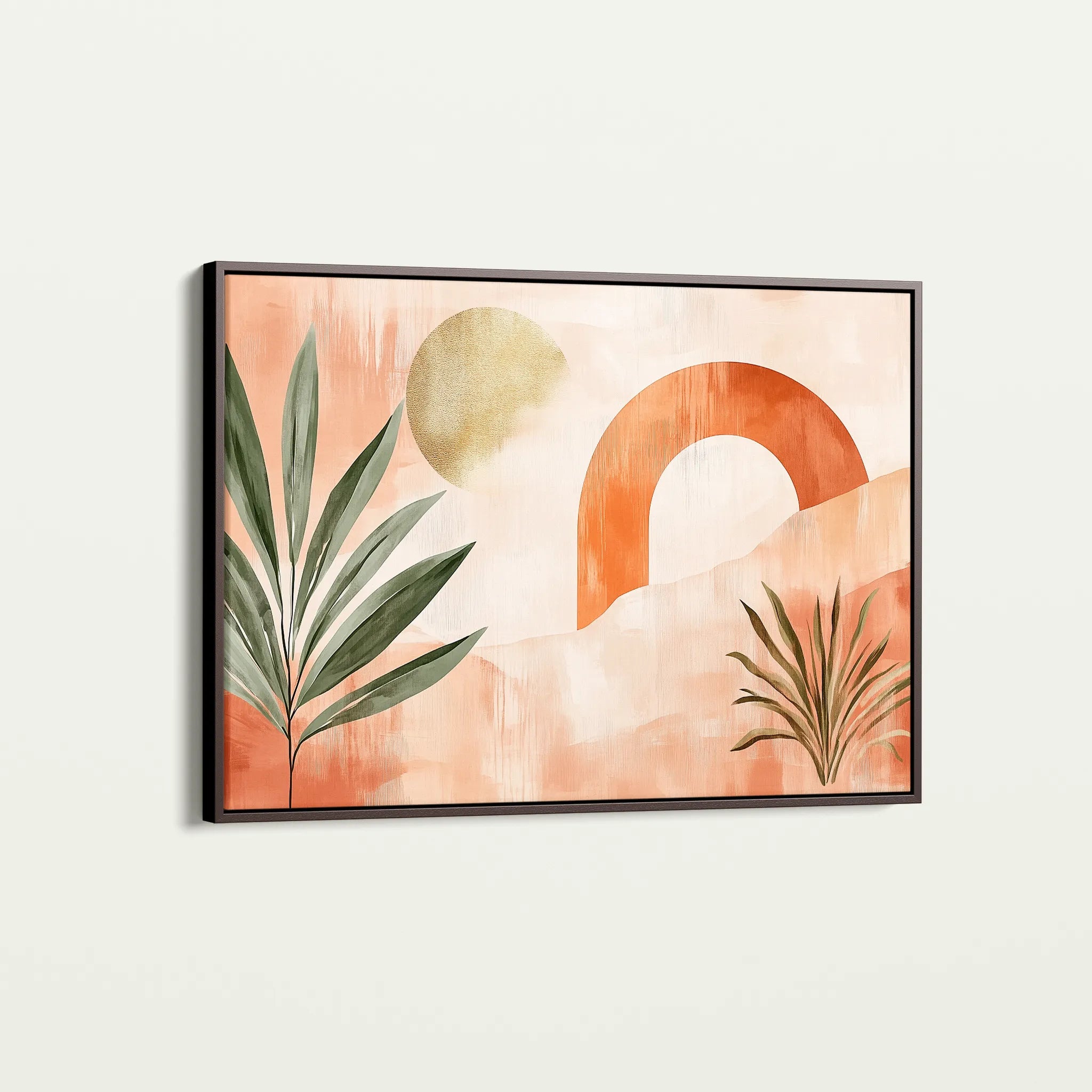 Boho 225 Canvas Art 18" x 24" / 45 x 60 cm / Black