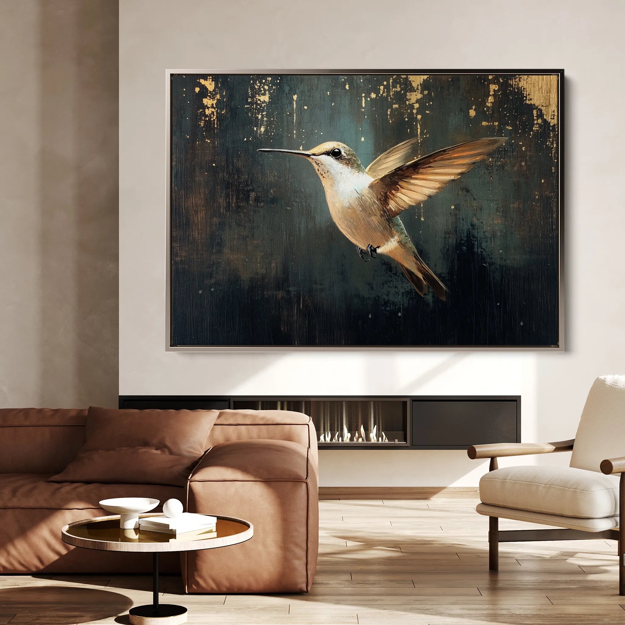Animals 226 Canvas Art 18" x 24" / 45 x 60 cm / Black