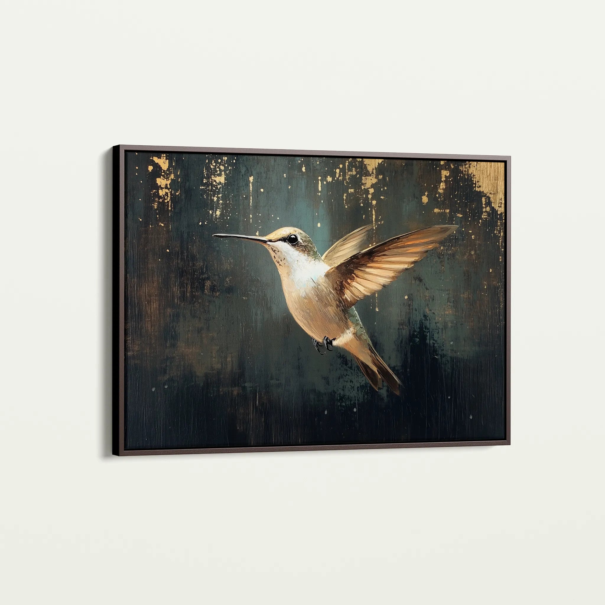Animals 226 Canvas Art 18" x 24" / 45 x 60 cm / Black