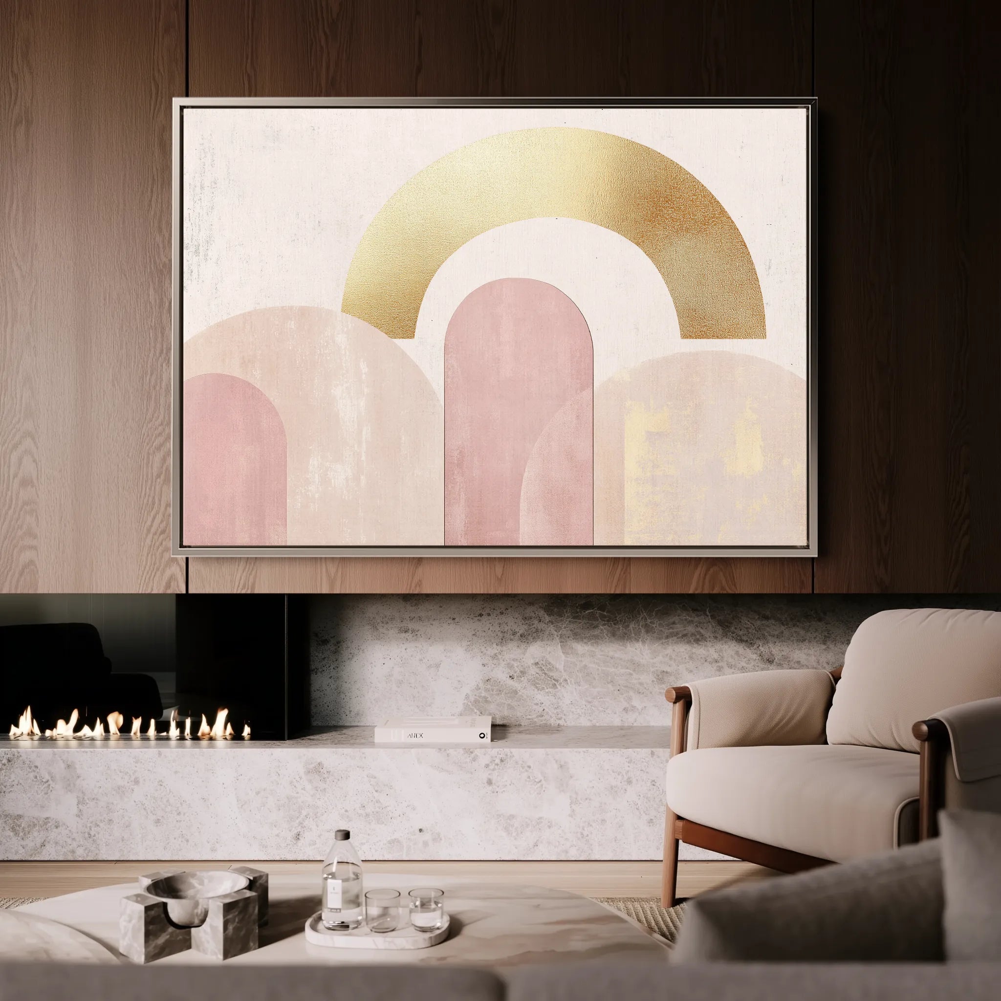 Boho 226 Canvas Art 18" x 24" / 45 x 60 cm / Black