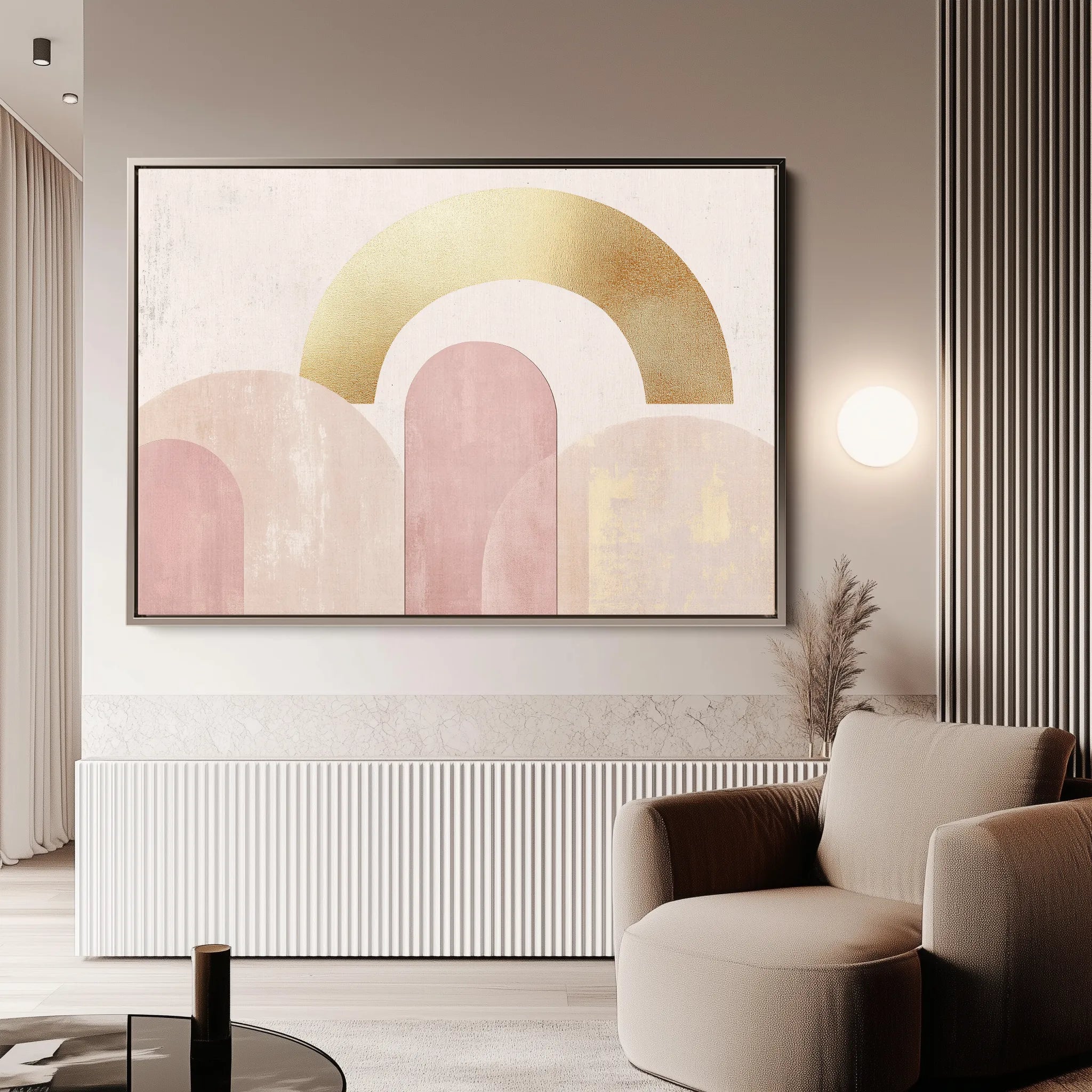 Boho 226 Canvas Art 18" x 24" / 45 x 60 cm / Black