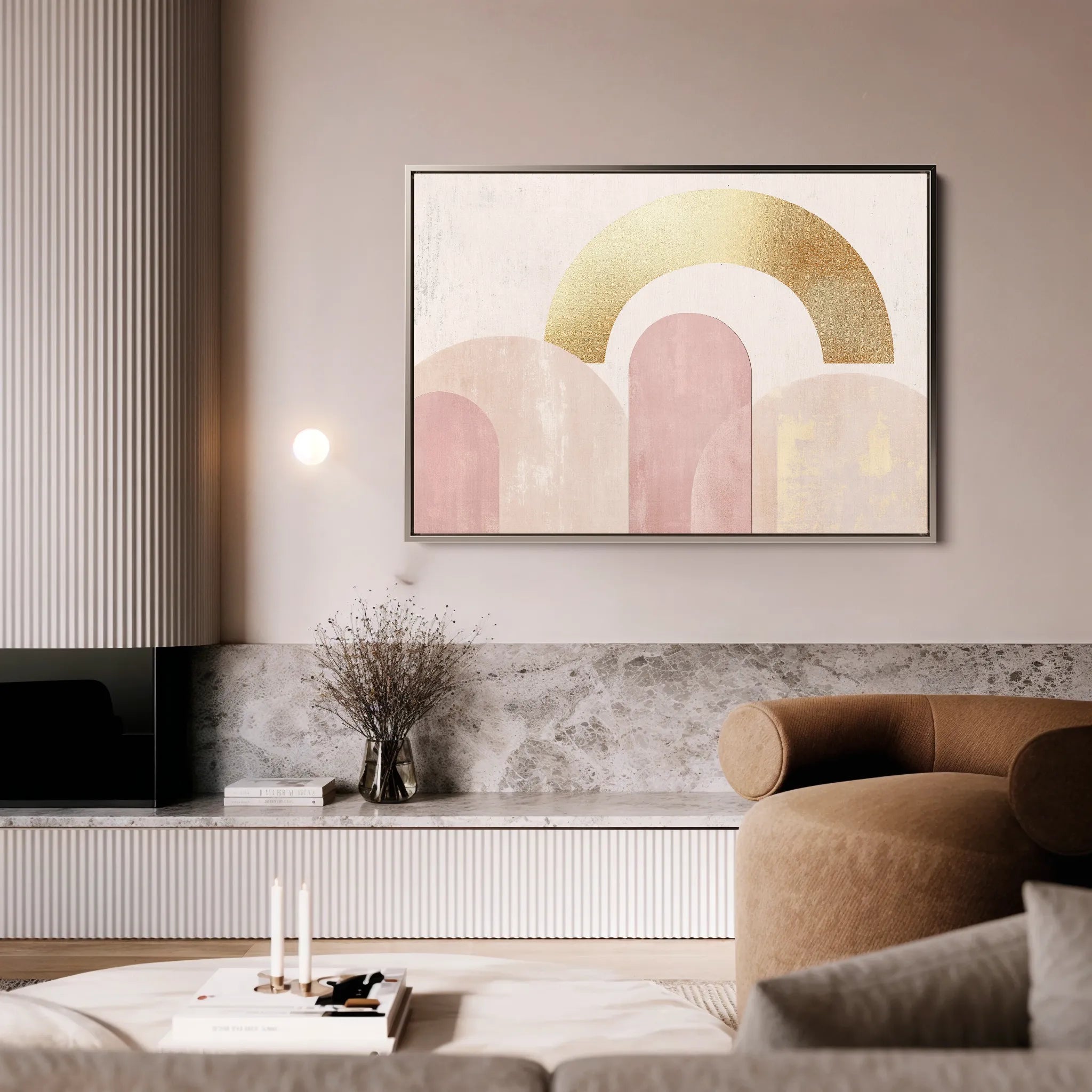 Boho 226 Canvas Art 18" x 24" / 45 x 60 cm / Black