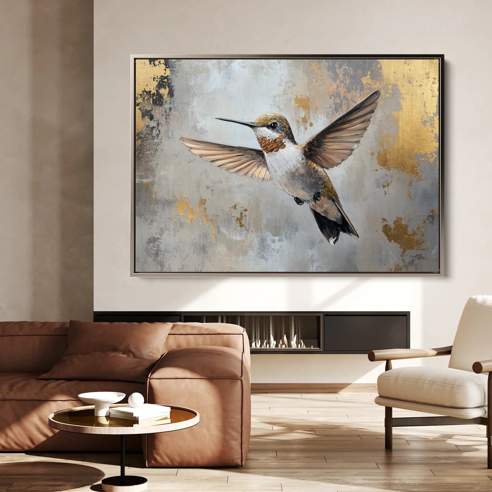 Animals 227 Canvas Art 18" x 24" / 45 x 60 cm / Black