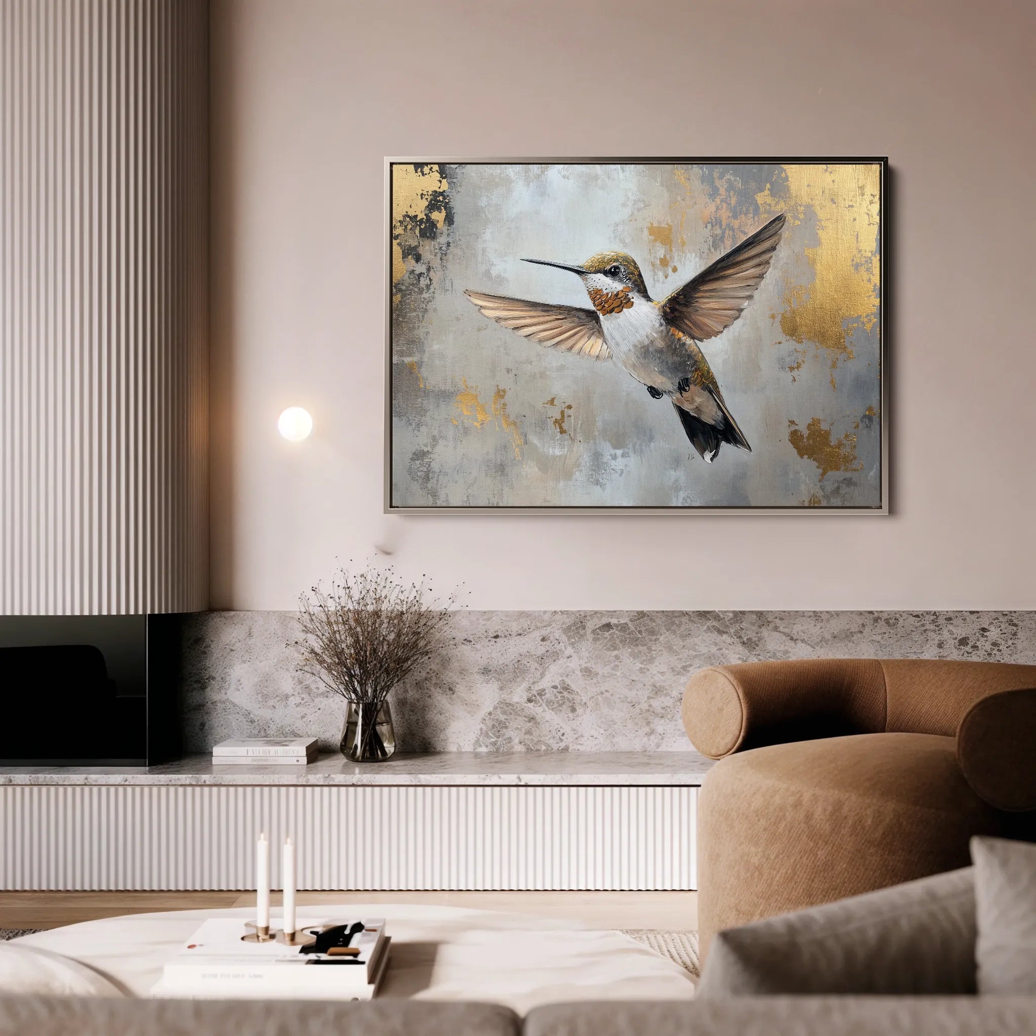 Animals 227 Canvas Art 18" x 24" / 45 x 60 cm / Black