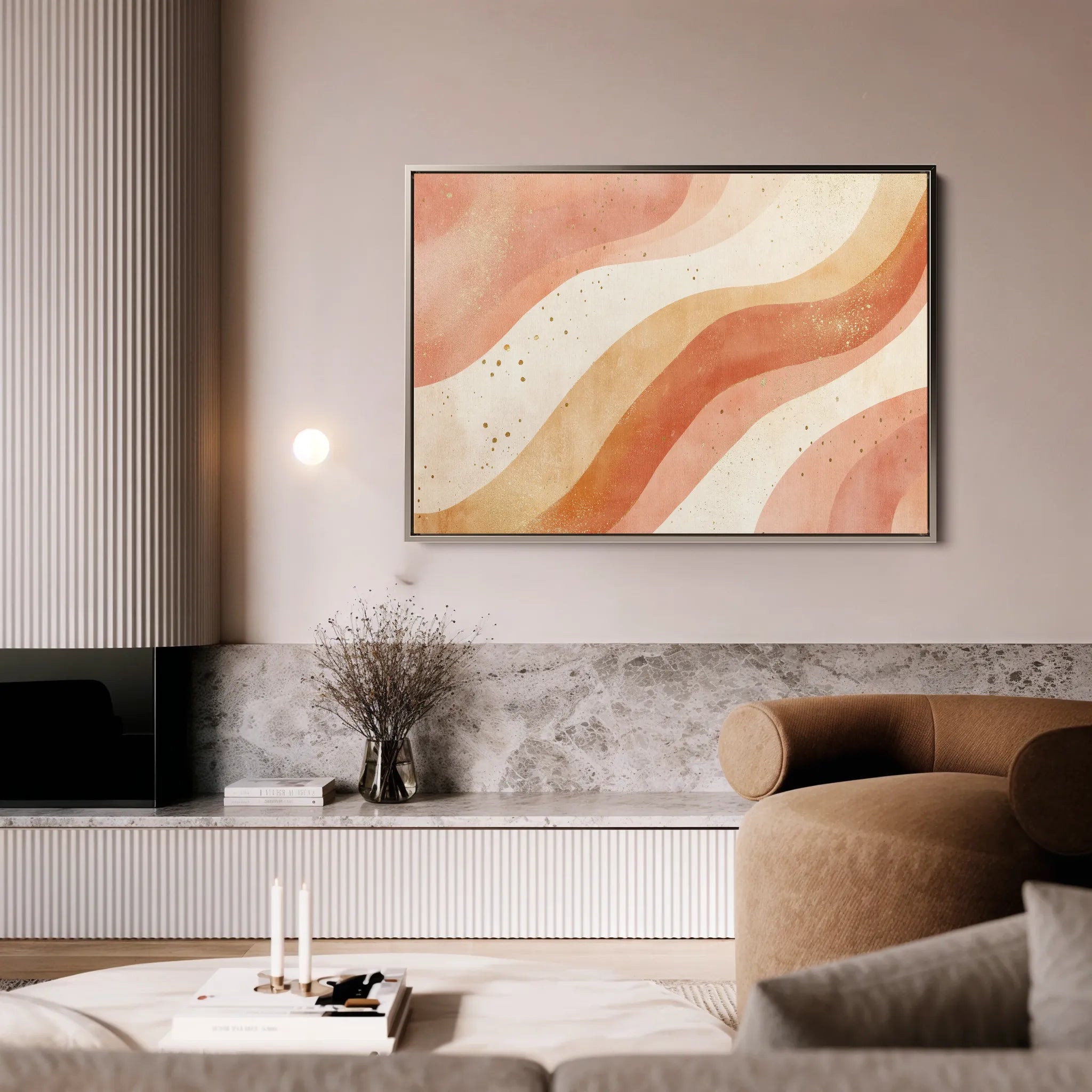 Boho 227 Canvas Art 18" x 24" / 45 x 60 cm / Black