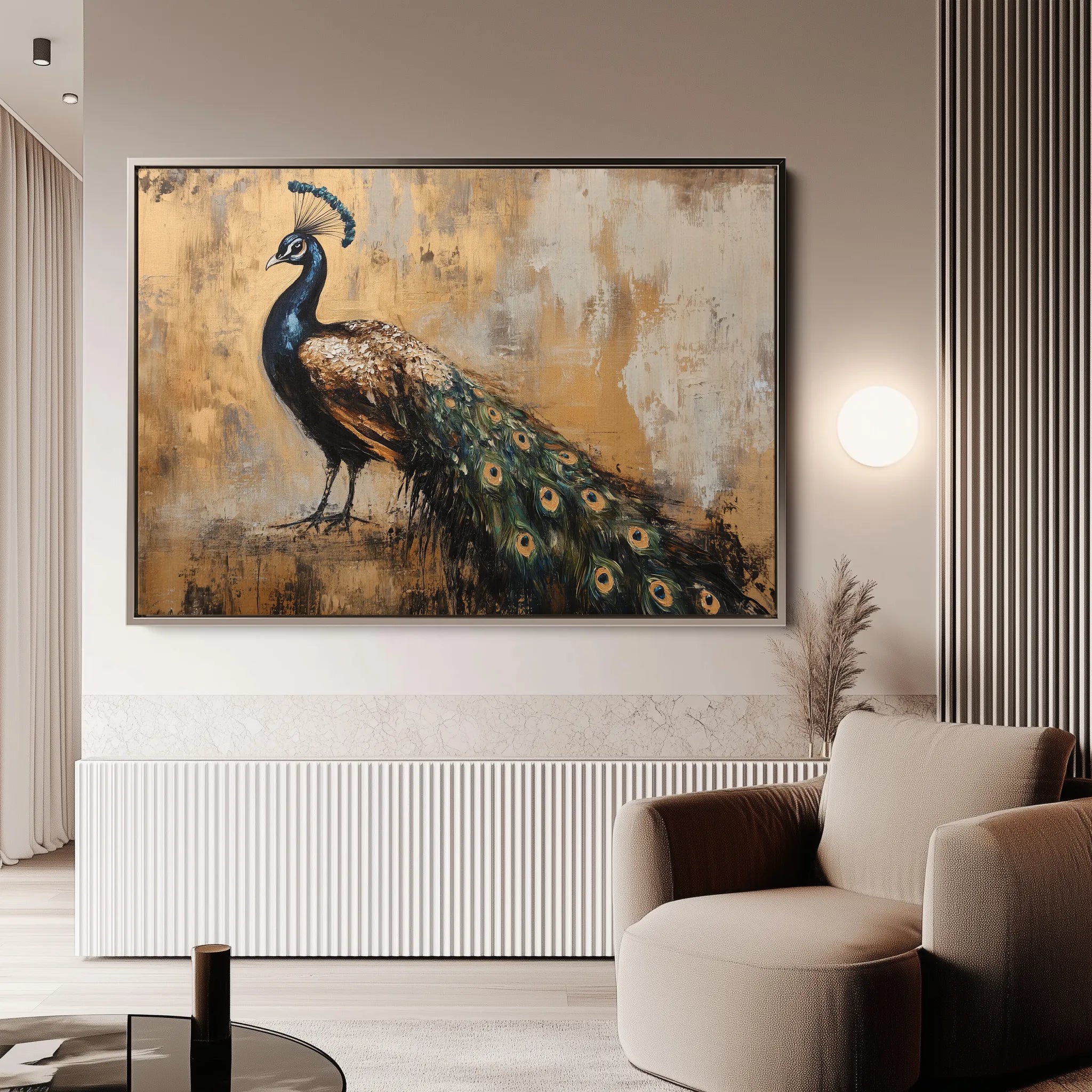 Animals 228 Canvas Art 18" x 24" / 45 x 60 cm / Black