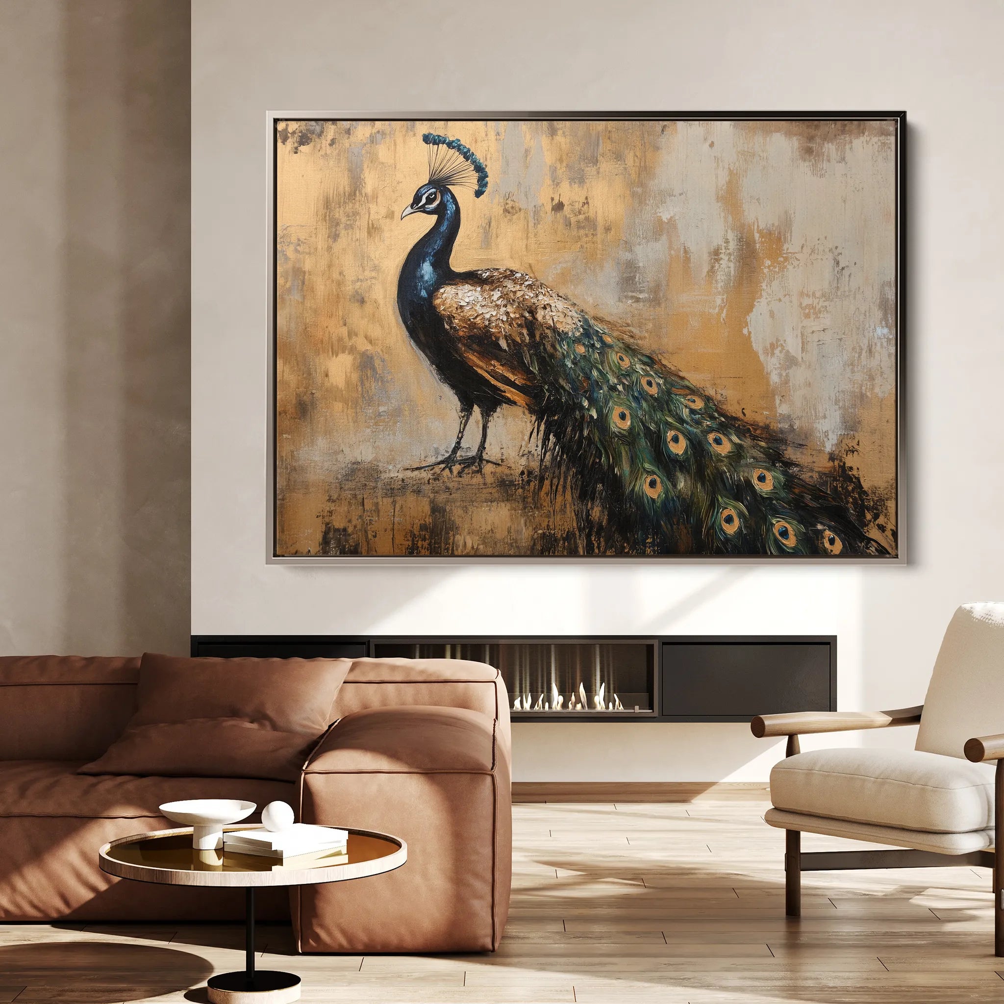 Animals 228 Canvas Art 18" x 24" / 45 x 60 cm / Black