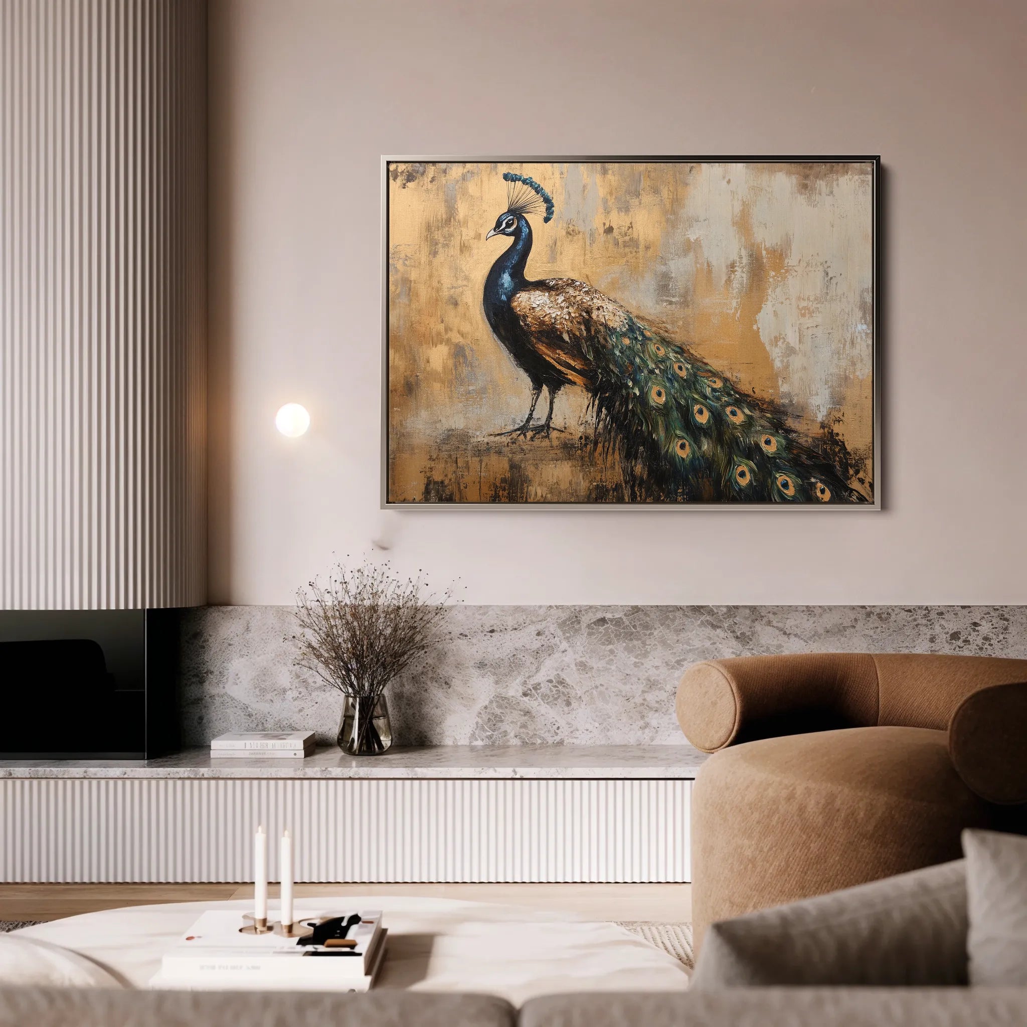 Animals 228 Canvas Art 18" x 24" / 45 x 60 cm / Black