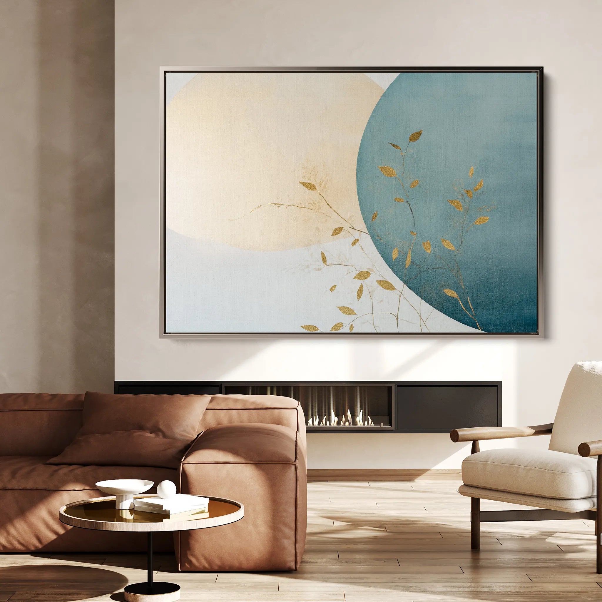 Boho 228 Canvas Art 18" x 24" / 45 x 60 cm / Black