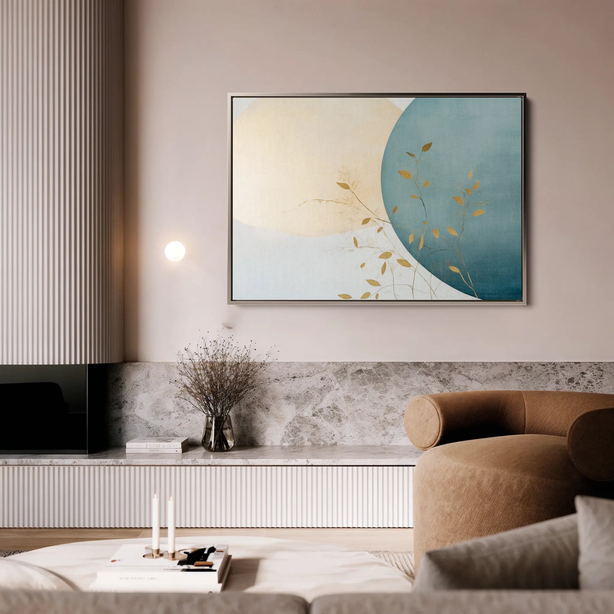 Boho 228 Canvas Art 18" x 24" / 45 x 60 cm / Black