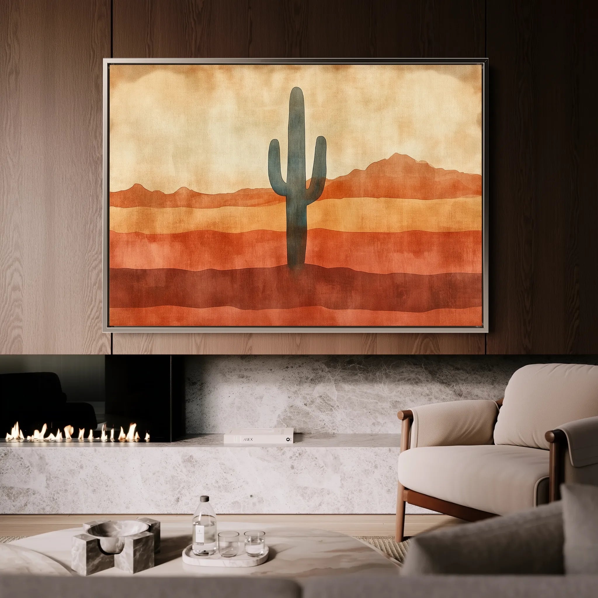 Boho 229 Canvas Art 18" x 24" / 45 x 60 cm / Black