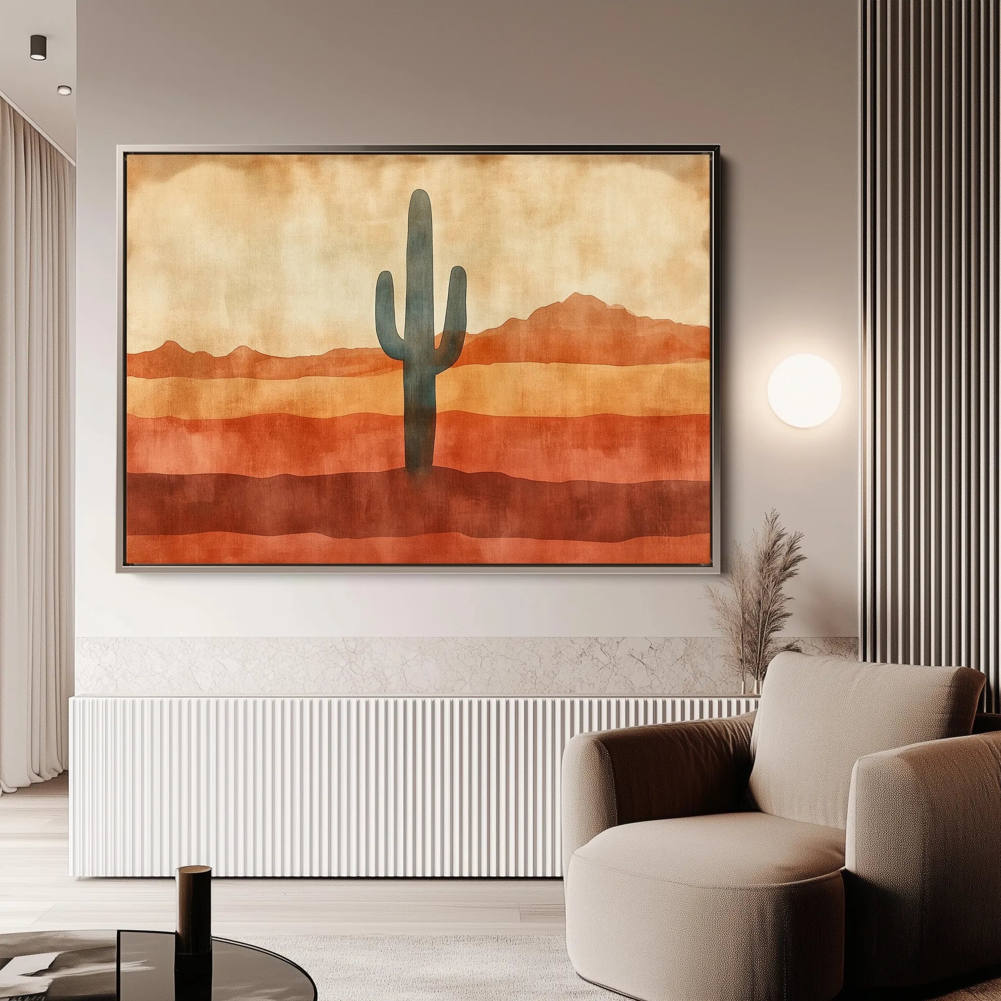 Boho 229 Canvas Art 18" x 24" / 45 x 60 cm / Black