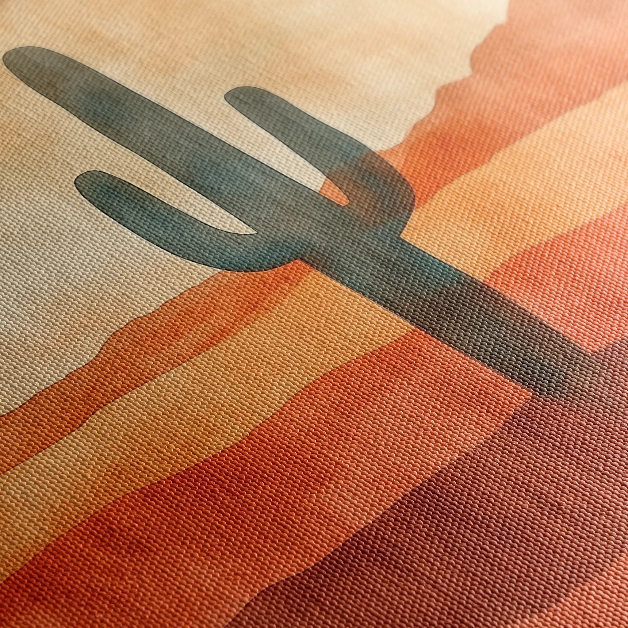 Boho 229 Canvas Art 18" x 24" / 45 x 60 cm / Black