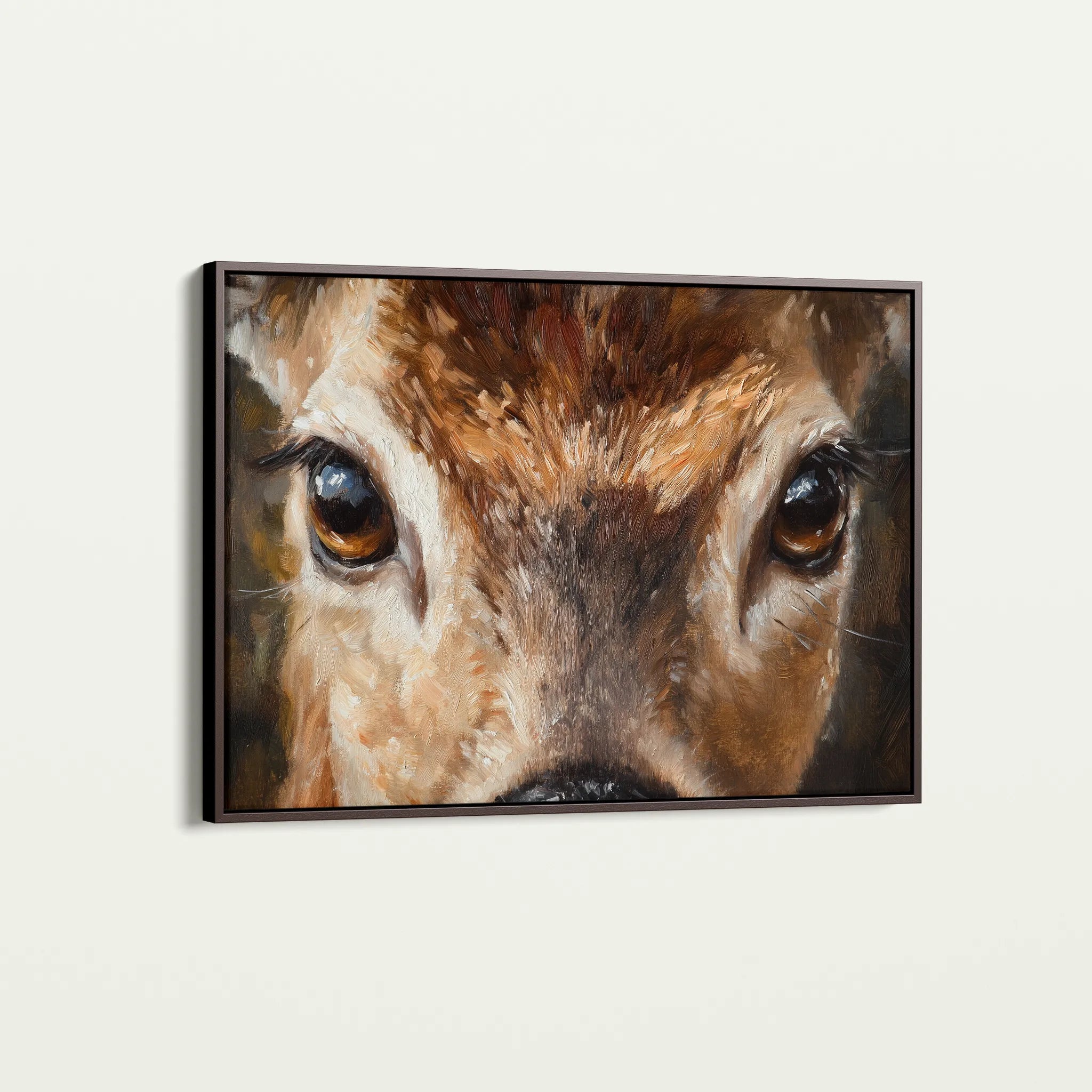 Animals 230 Canvas Art 18" x 24" / 45 x 60 cm / Black