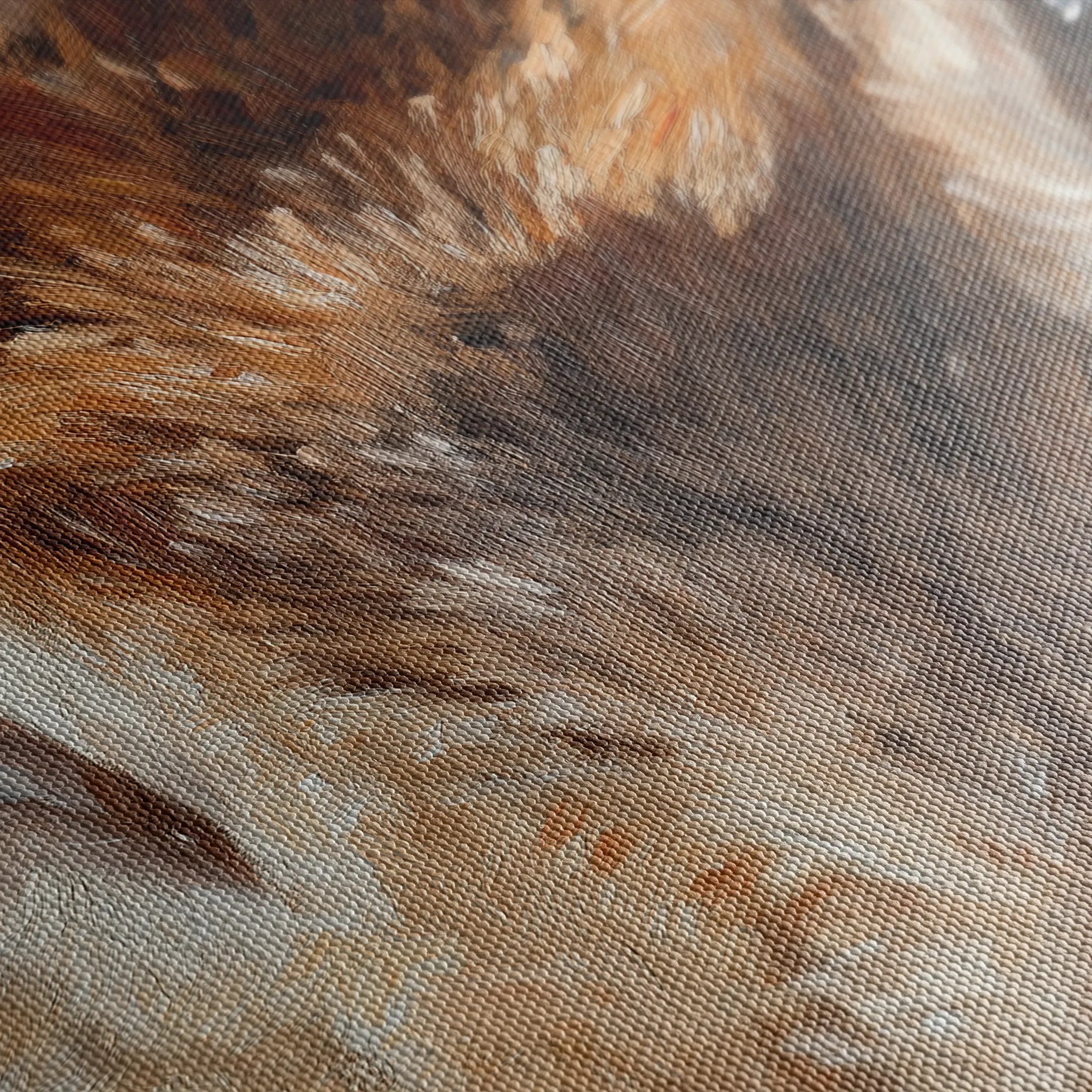 Animals 230 Canvas Art 18" x 24" / 45 x 60 cm / Black