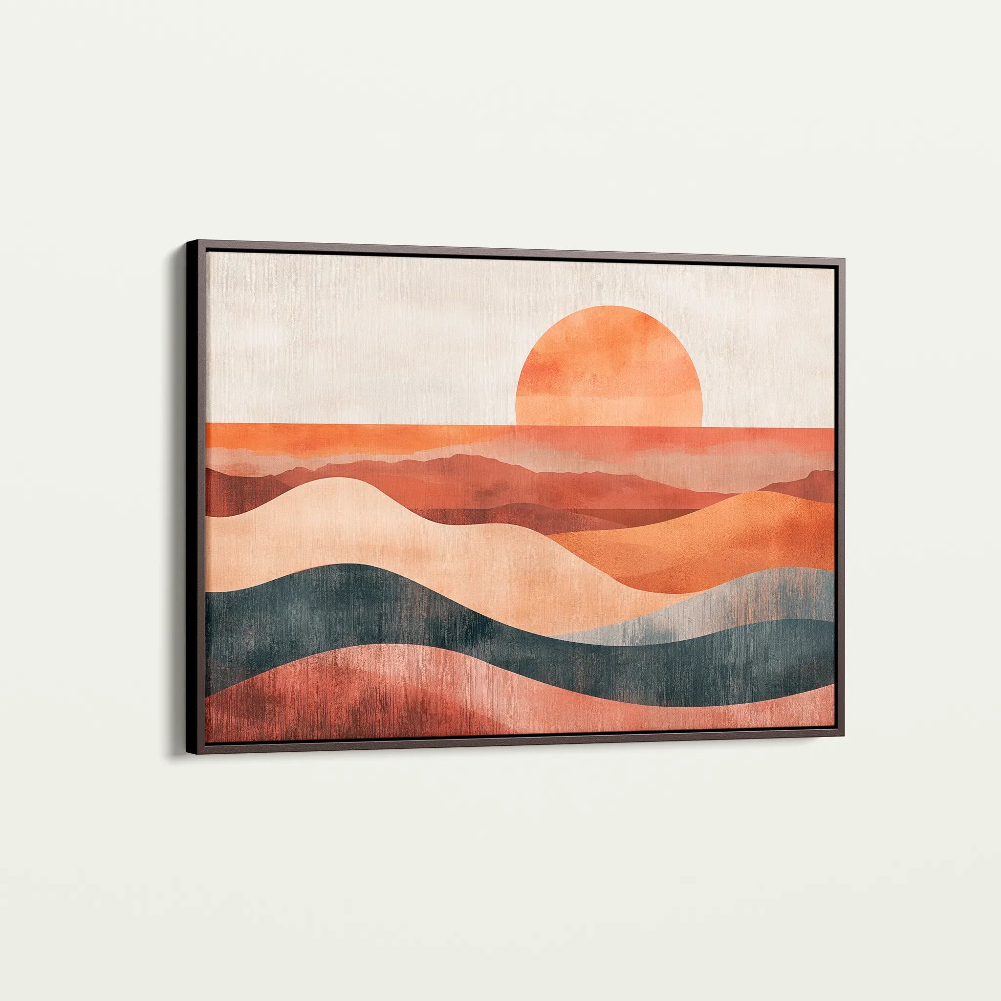 Boho 230 Canvas Art 18" x 24" / 45 x 60 cm / Black