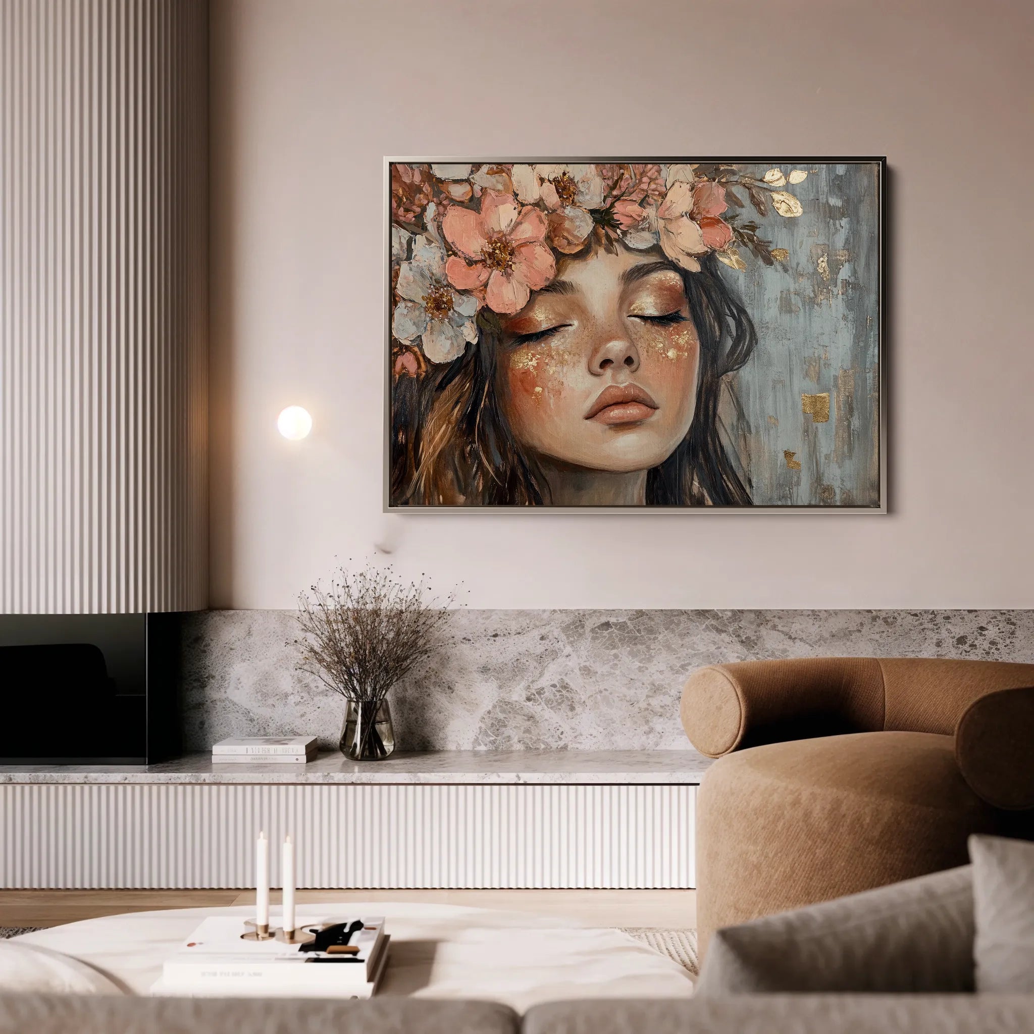 Portrait 230 Canvas Art 18" x 24" / 45 x 60 cm / Black
