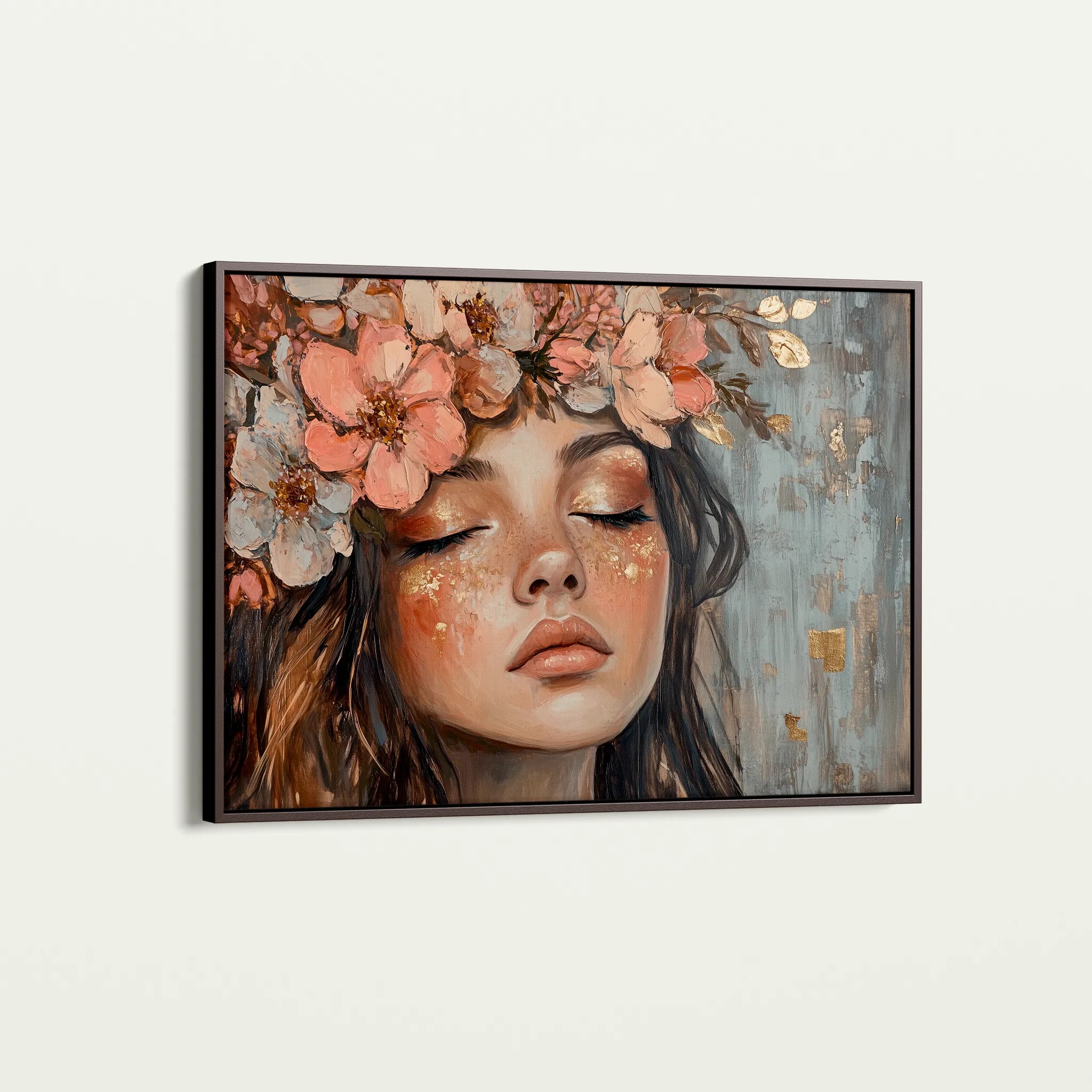 Portrait 230 Canvas Art 18" x 24" / 45 x 60 cm / Black