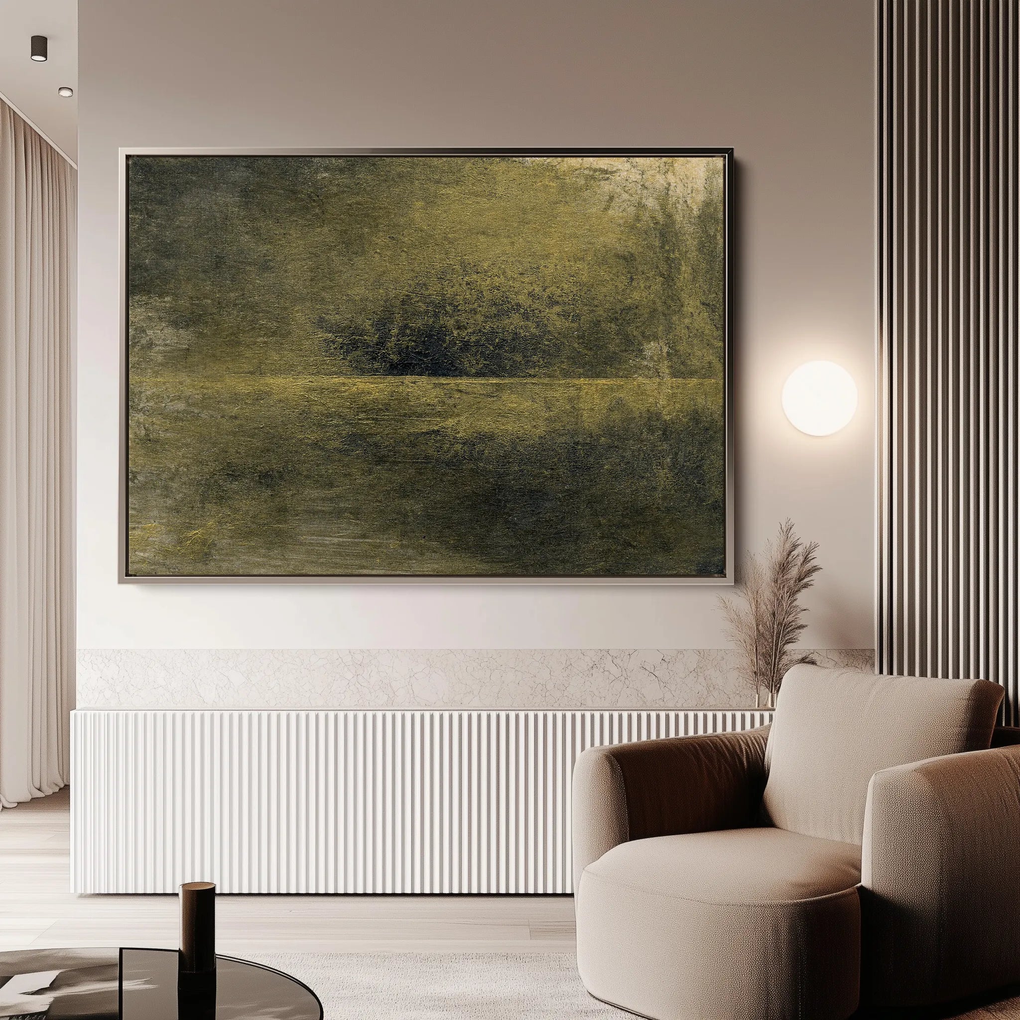 Abstract 231 Canvas Art 18" x 24" / 45 x 60 cm / Black