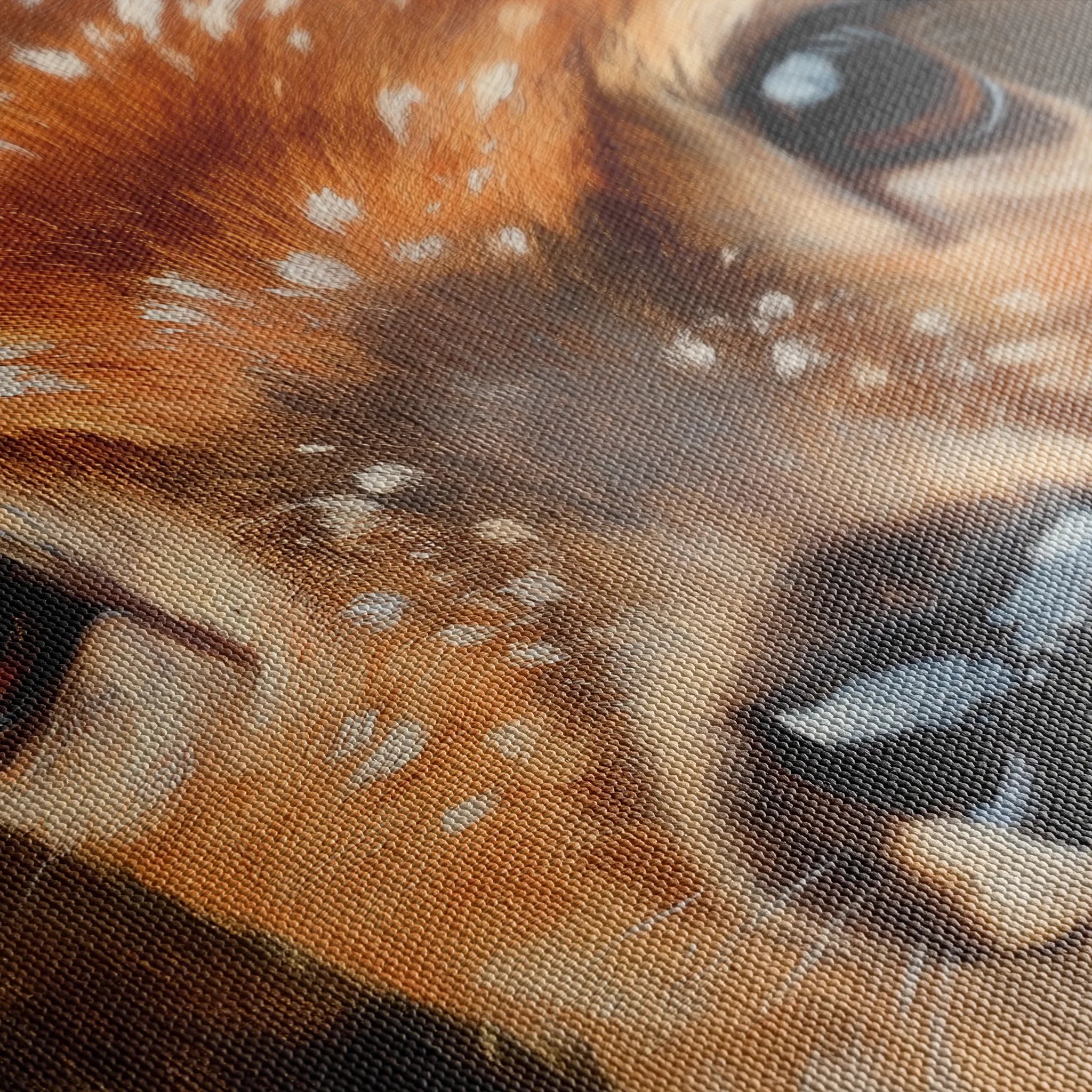 Animals 231 Canvas Art 18" x 24" / 45 x 60 cm / Black