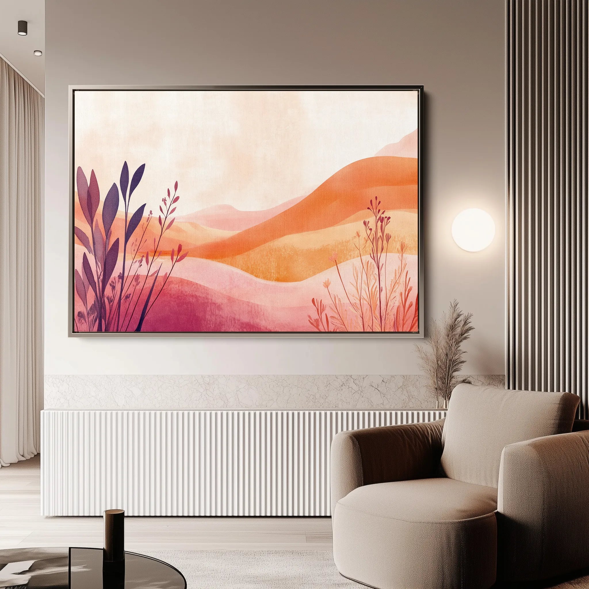 Boho 231 Canvas Art 18" x 24" / 45 x 60 cm / Black