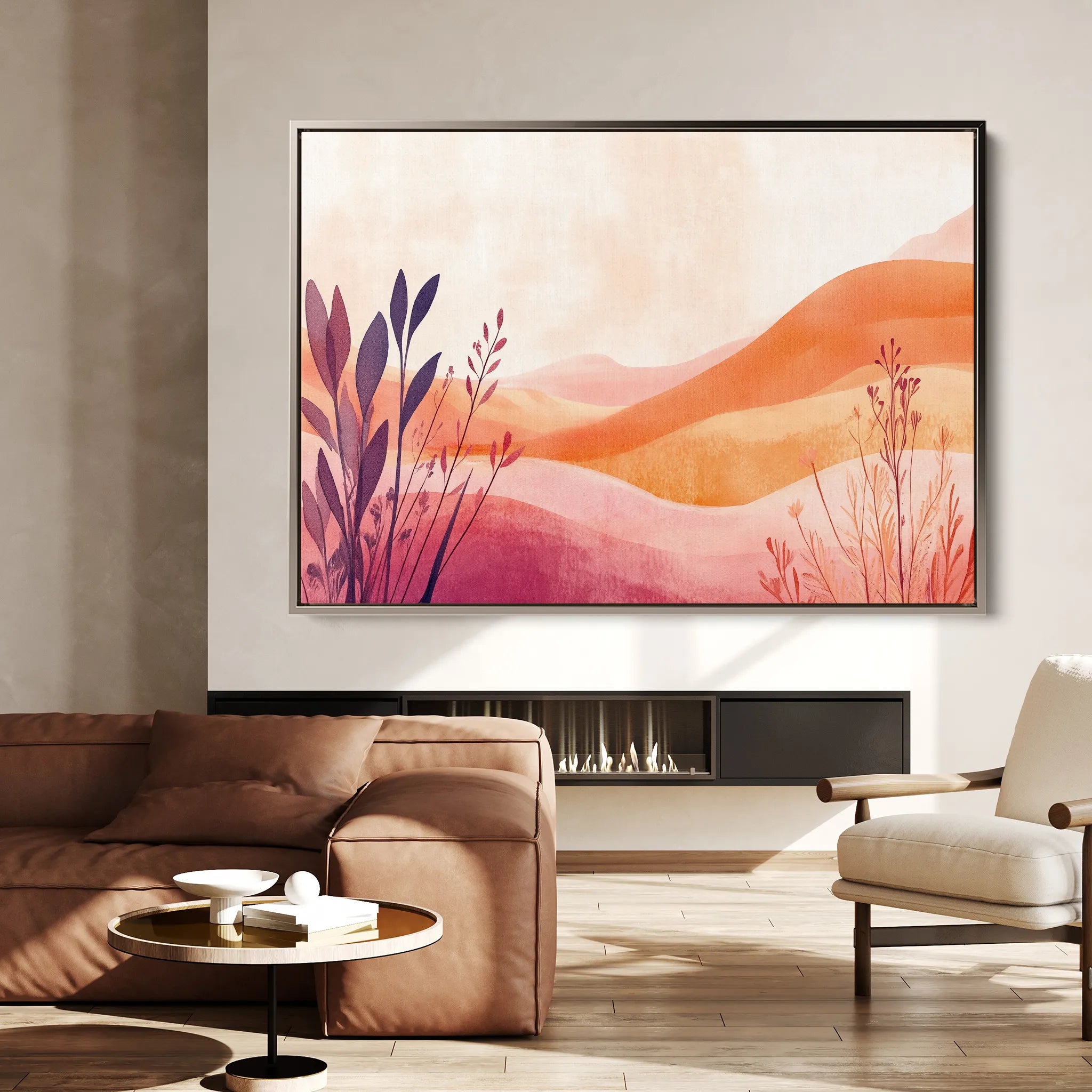 Boho 231 Canvas Art 18" x 24" / 45 x 60 cm / Black
