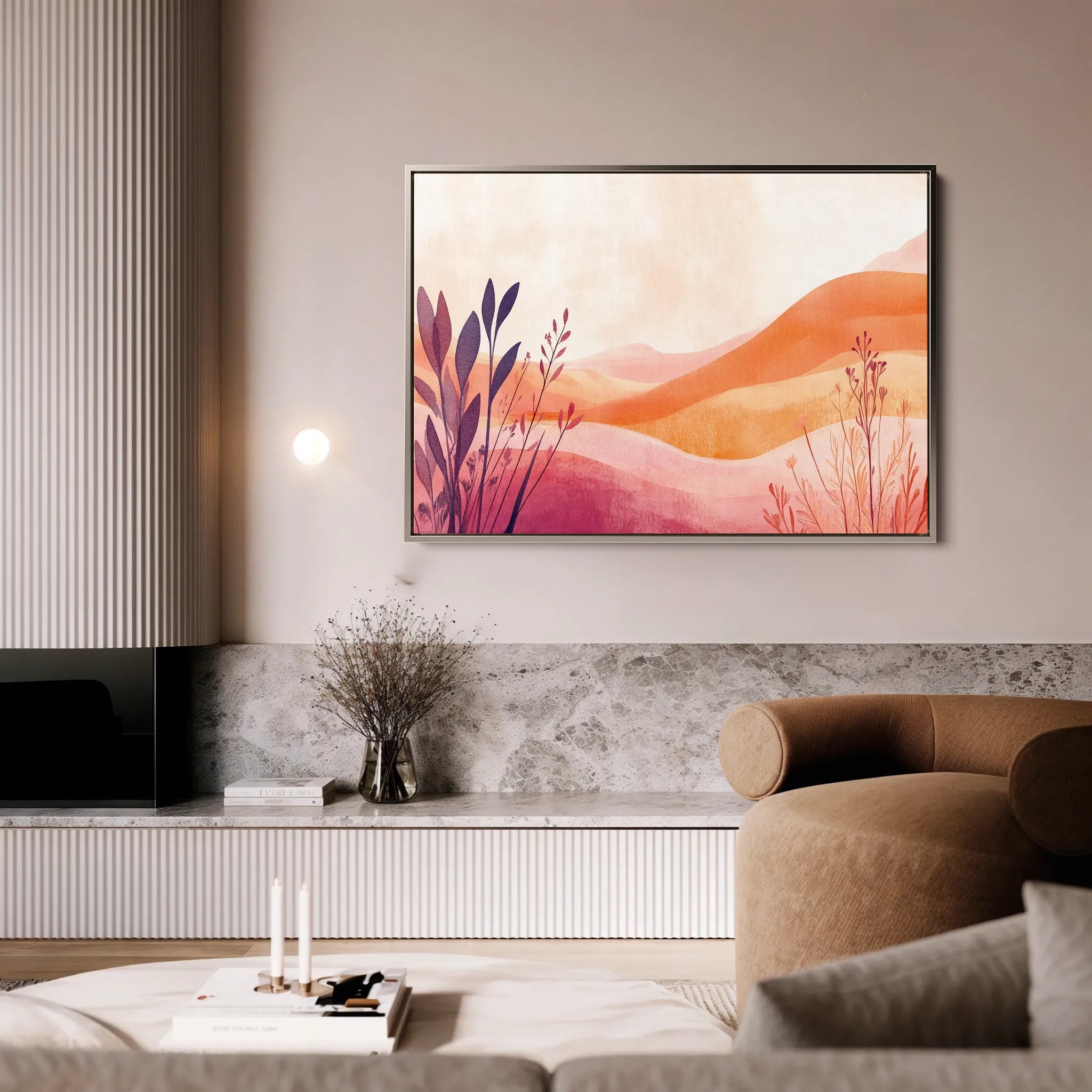 Boho 231 Canvas Art 18" x 24" / 45 x 60 cm / Black