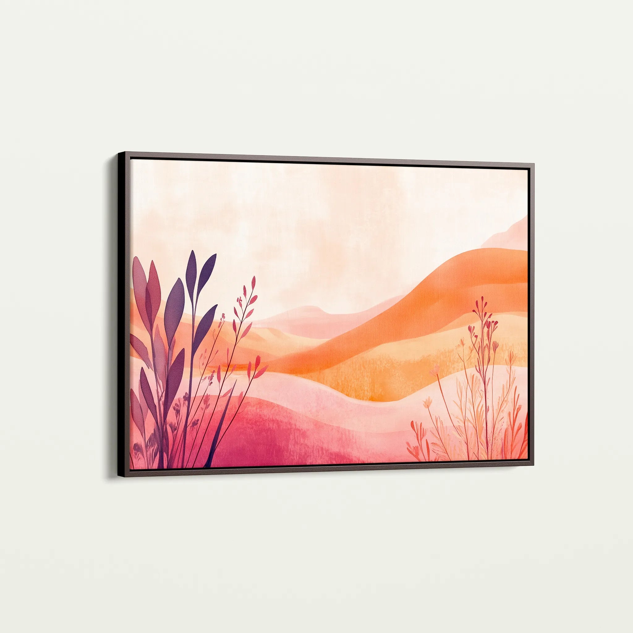 Boho 231 Canvas Art 18" x 24" / 45 x 60 cm / Black
